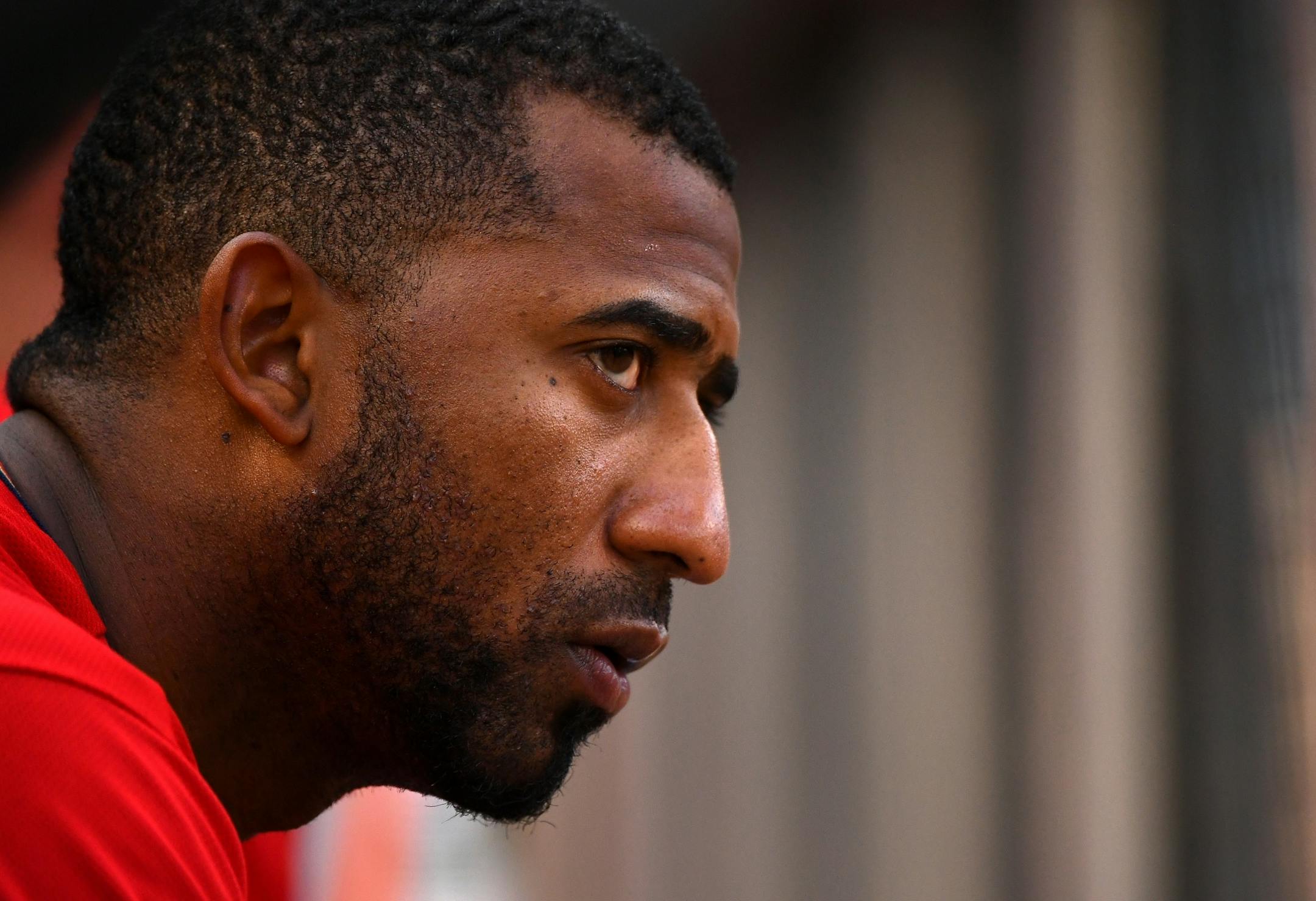 Minnesota Twins shortstop Eduardo Nunez (9) was dejected in the bottom of the fourth inning after flying out.