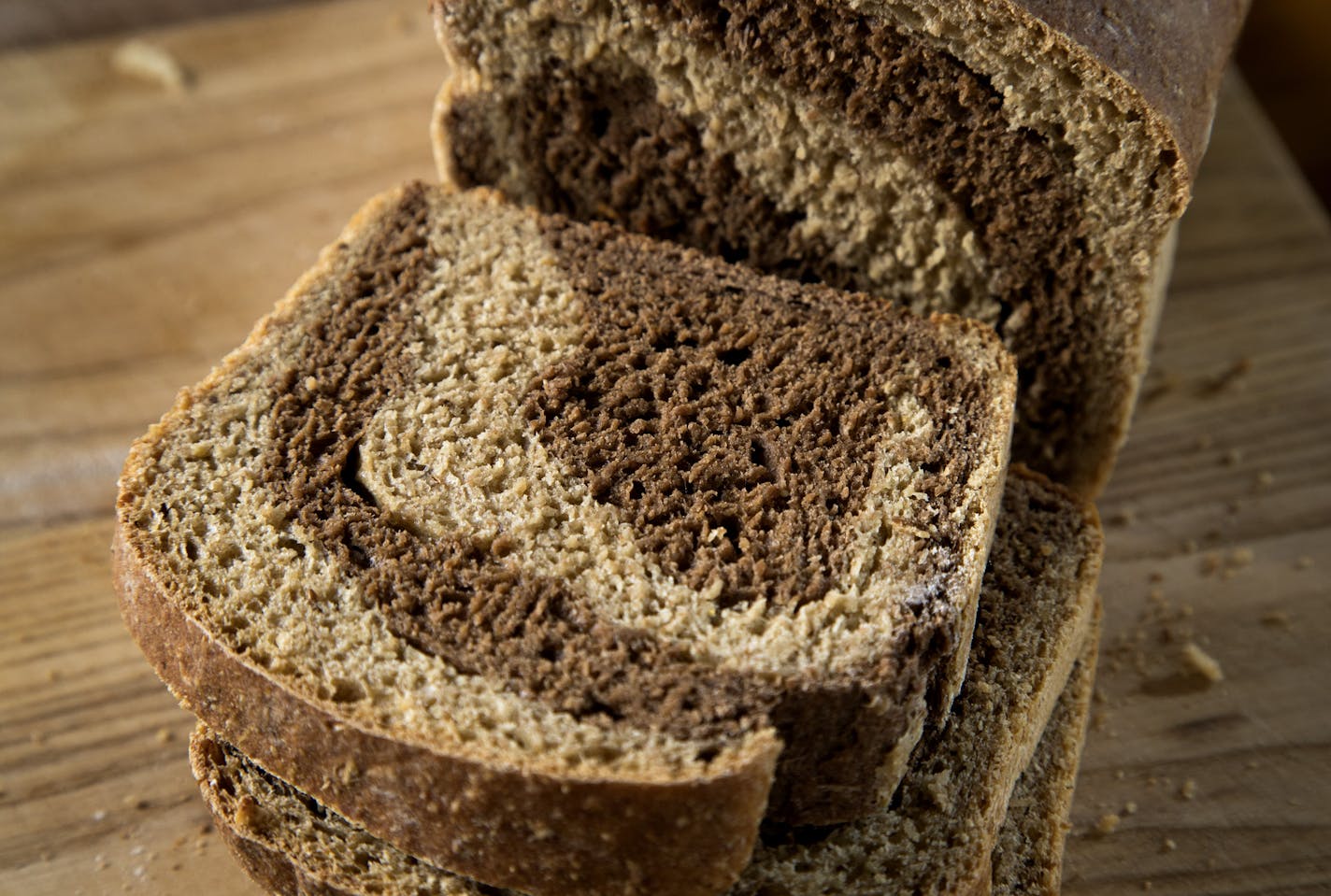 Marble rye is great for sandwiches.