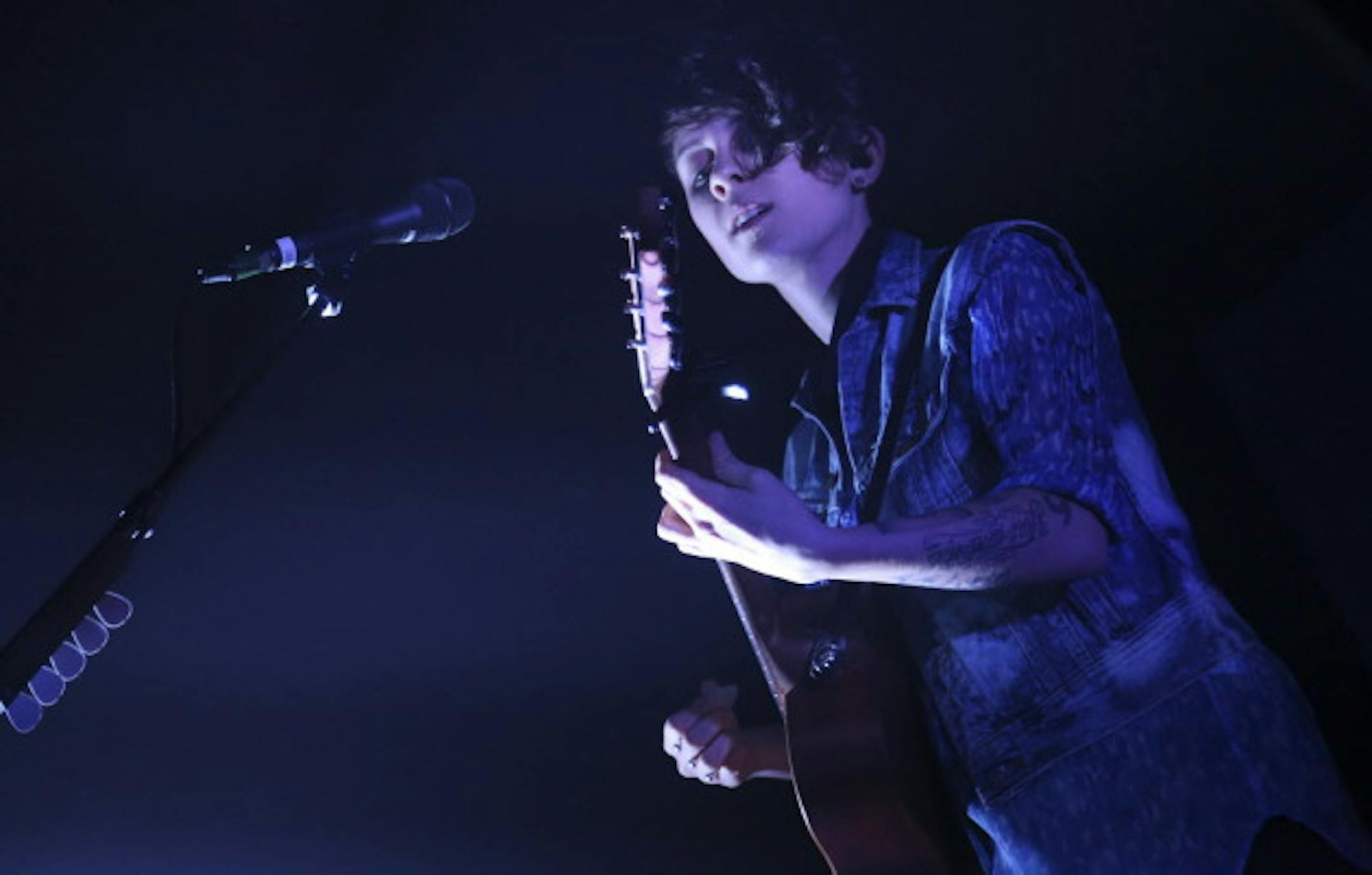 Tegan Quin and her sister Sara steered heavily into their new album during Wednesday's sold-out gig at First Avenue. / Kyndell Harkeness, Star Tribune