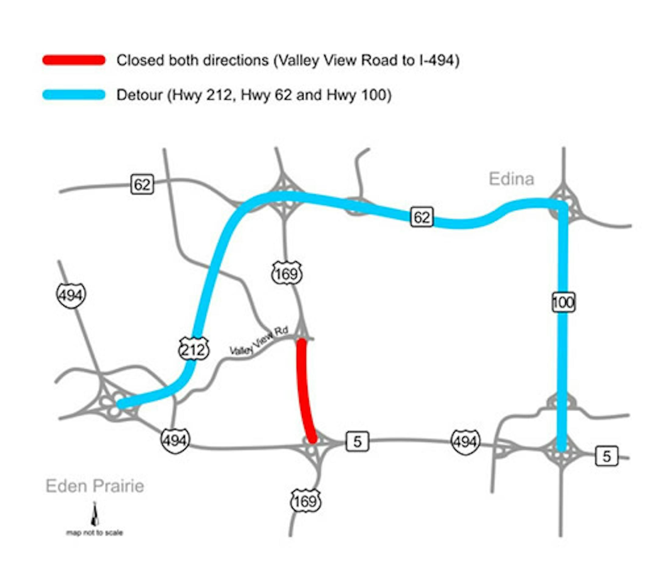 The Hwy. 169 detour
