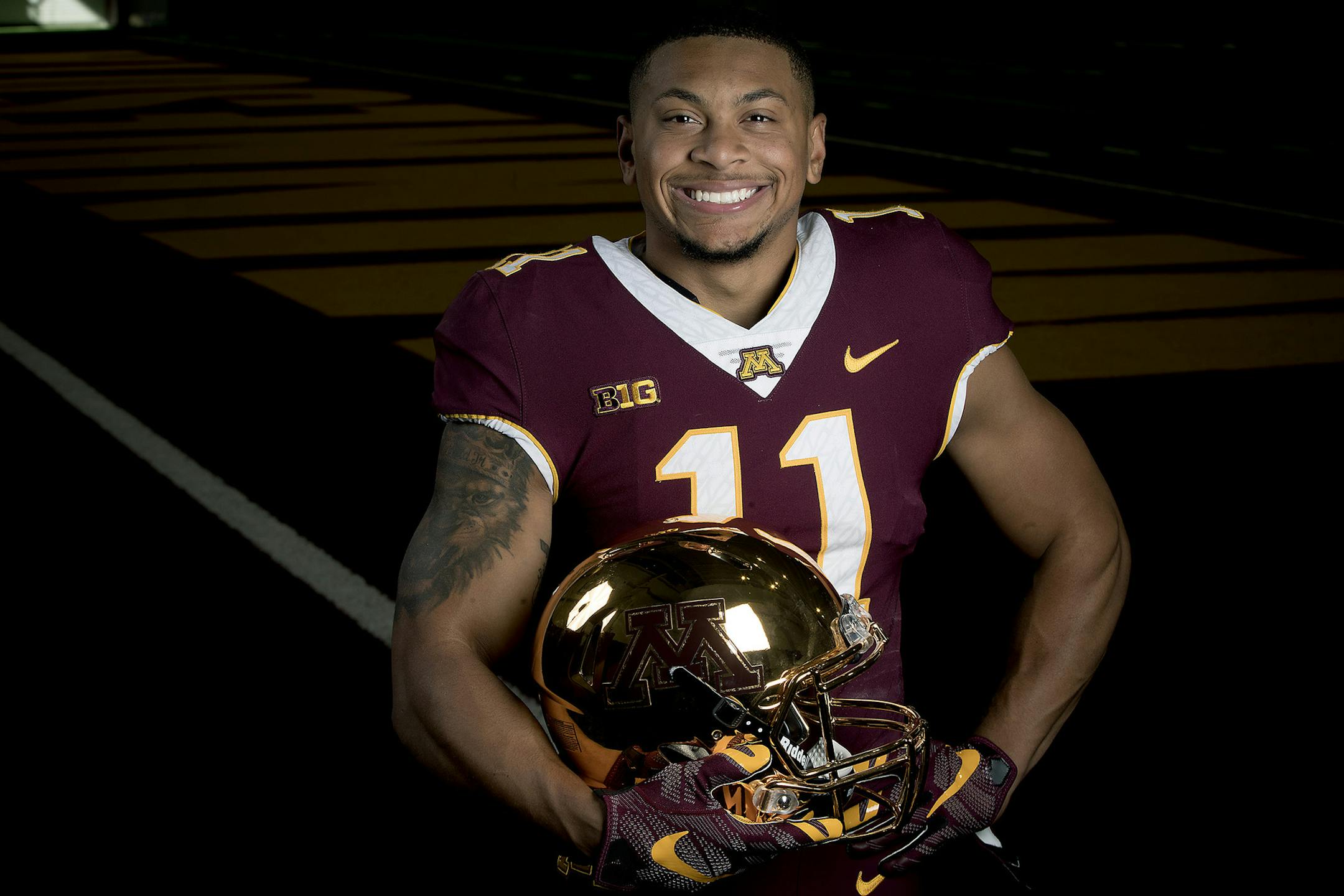 Minnesota Gophers defensive back Antoine Winfield Jr. photographed Tuesday, July 31, 2018 at the Athletes Village at the University of Minnesota in Minneapolis, MN. ] ELIZABETH FLORES &#xef; liz.flores@startribune.com