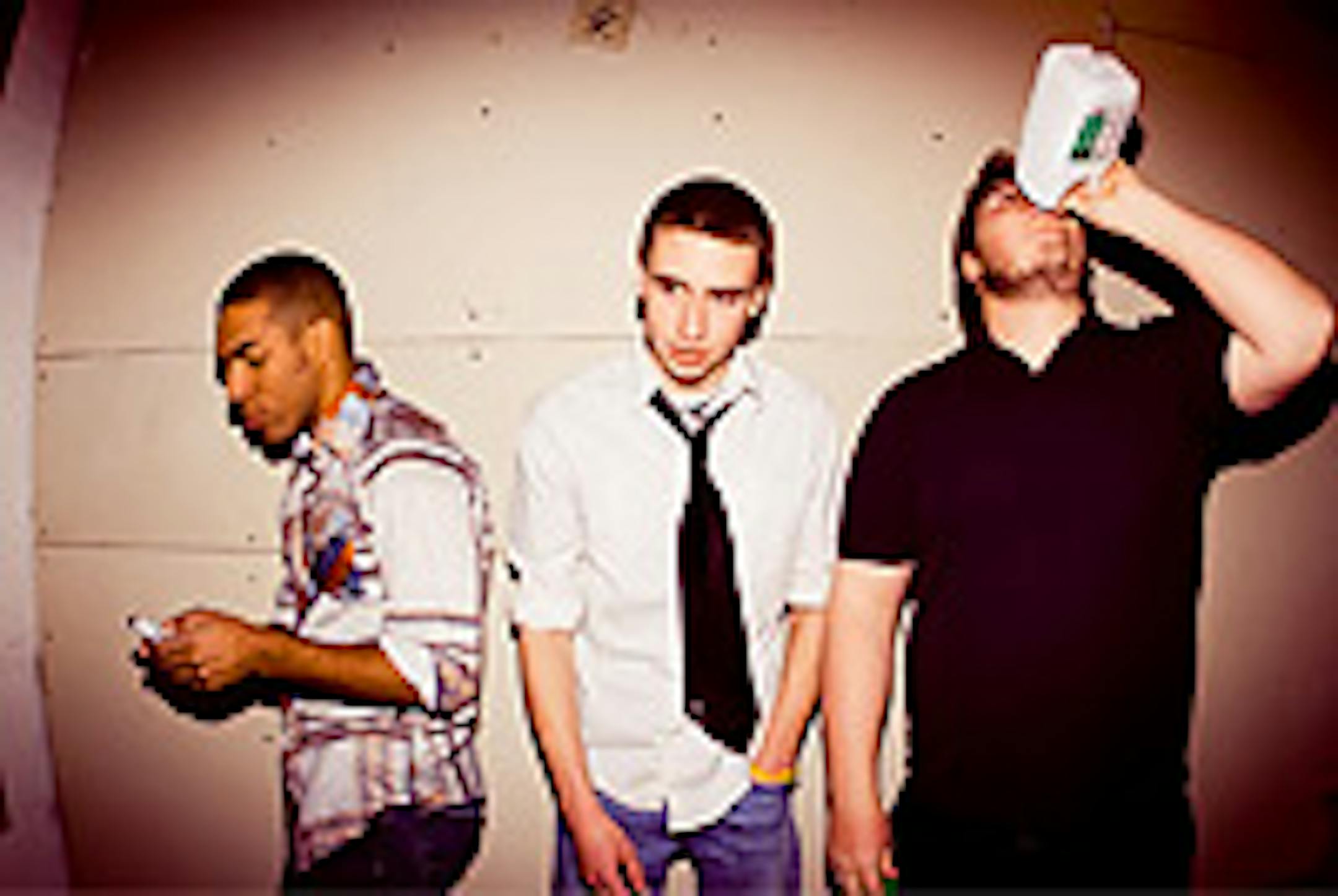 Toussaint Morrison, left, Patrick Moses and Linden Killam of Lazlo Supreme.