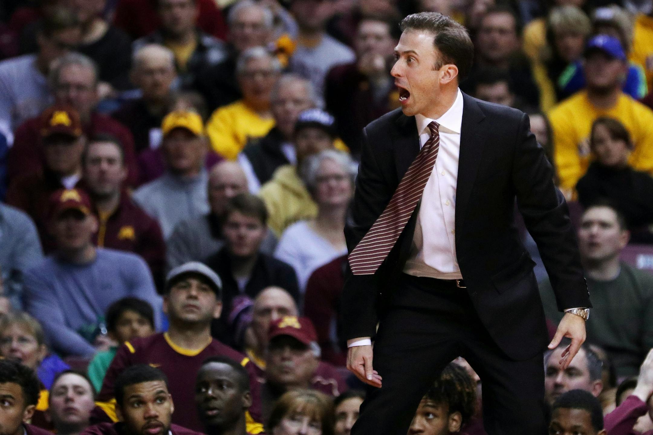 Minnesota Golden Gophers head coach Richard Pitino