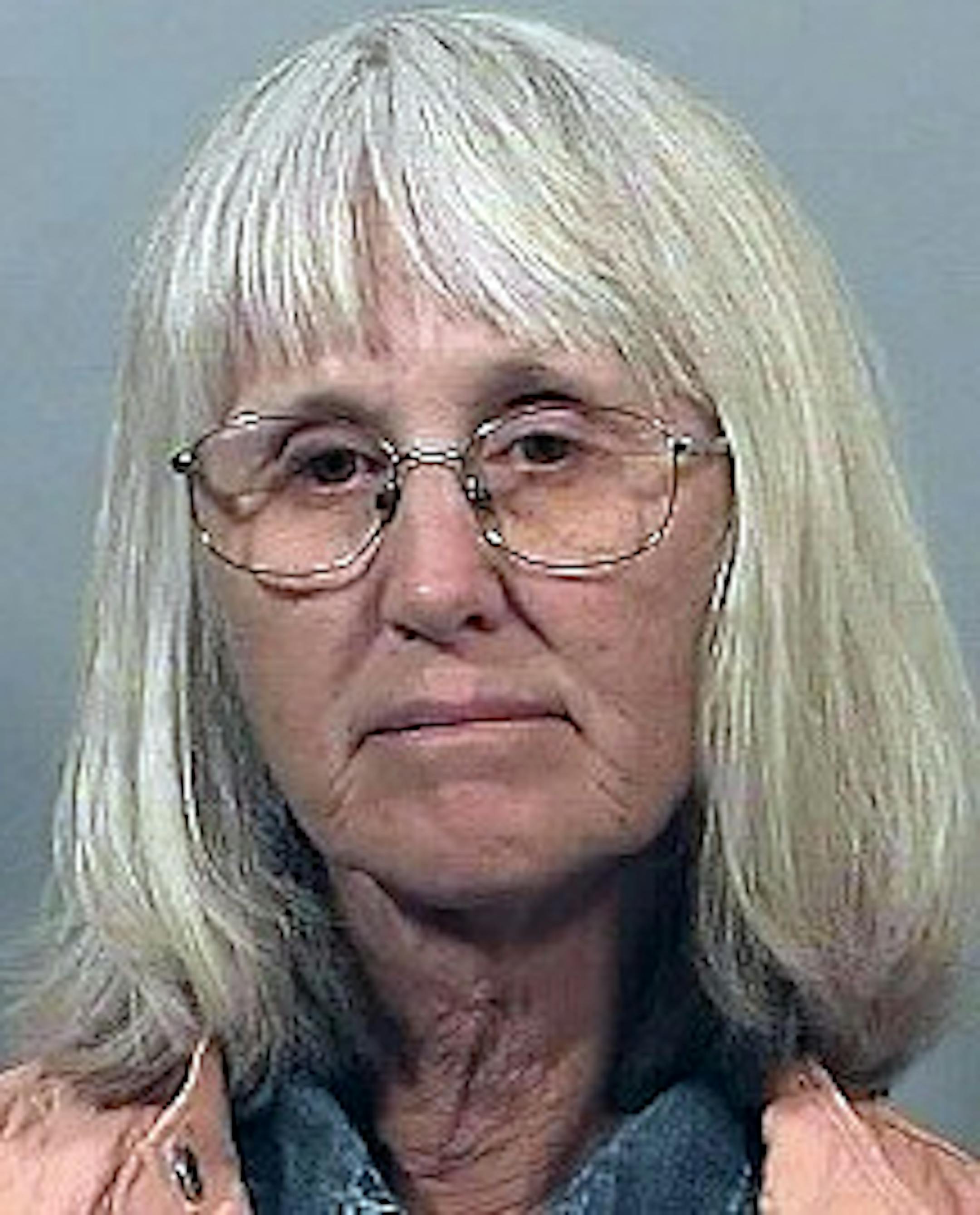Sara Jane Olson, 62, shown in a photo taken by the California Department of Corrections and Rehabilitation on Tuesday just before she was released to supervised parole. The department approved Olson's request to be allowed to return to Minnesota.