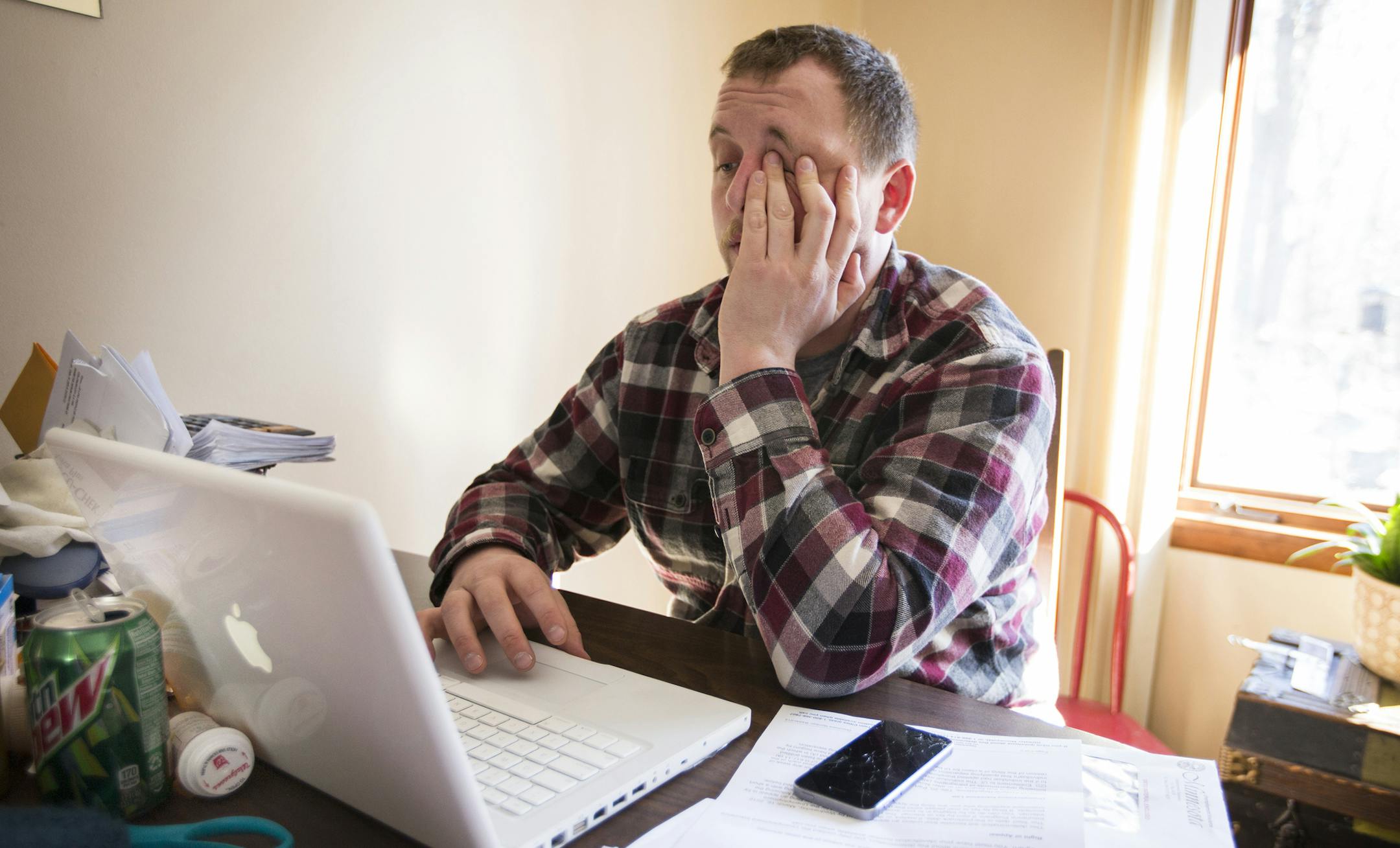 Derek Carter, 26, lost his job at U.S. Steel’s Keetac plant in May. His unemployment benefits ran out in December.