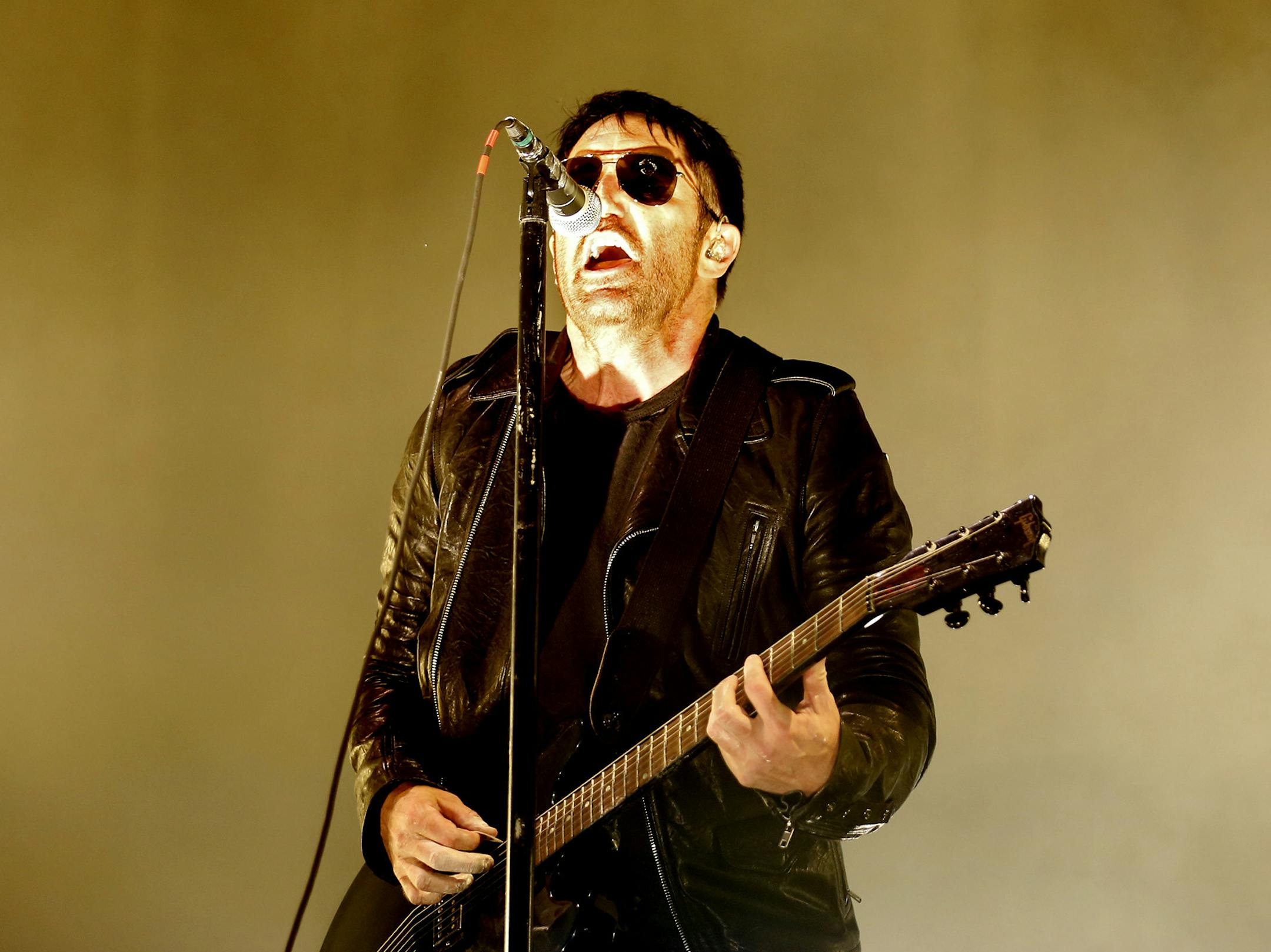 Trent Reznor of Nine Inch Nails performs on Sunday, July 23, 2017 at FYF Fest in Exposition Park in Los Angeles, Calif. (Gary Coronado/Los Angeles Times/TNS) ORG XMIT: 1207148