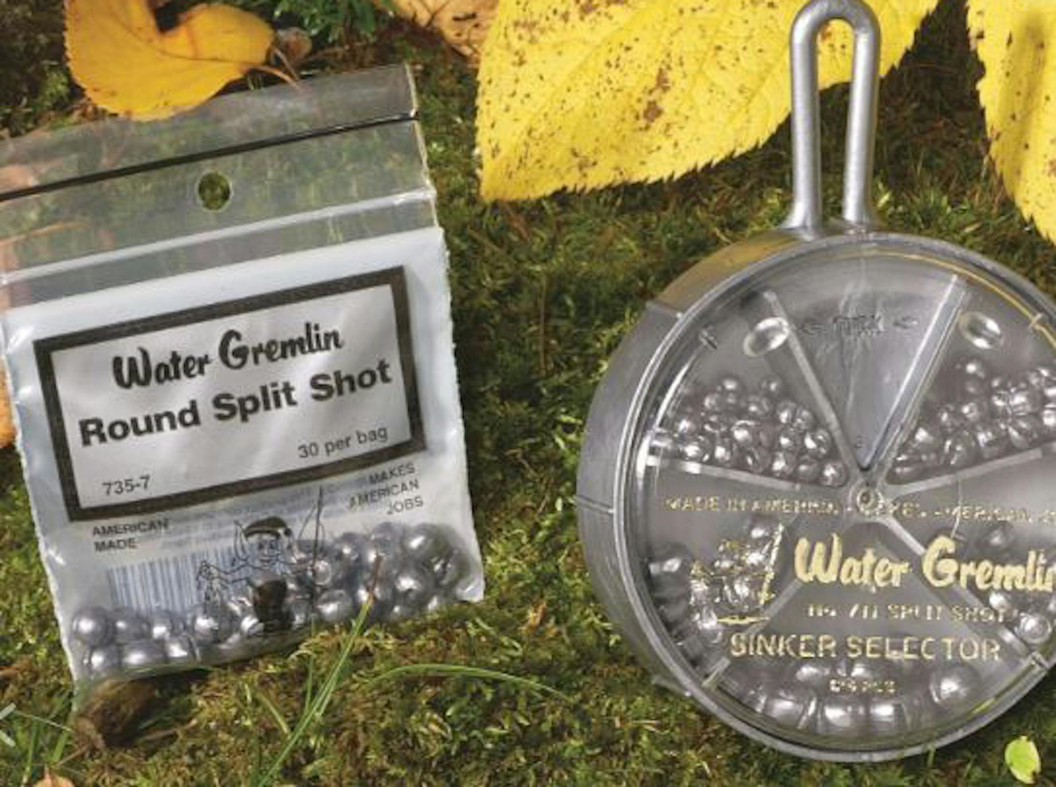 Split shot sinkers
