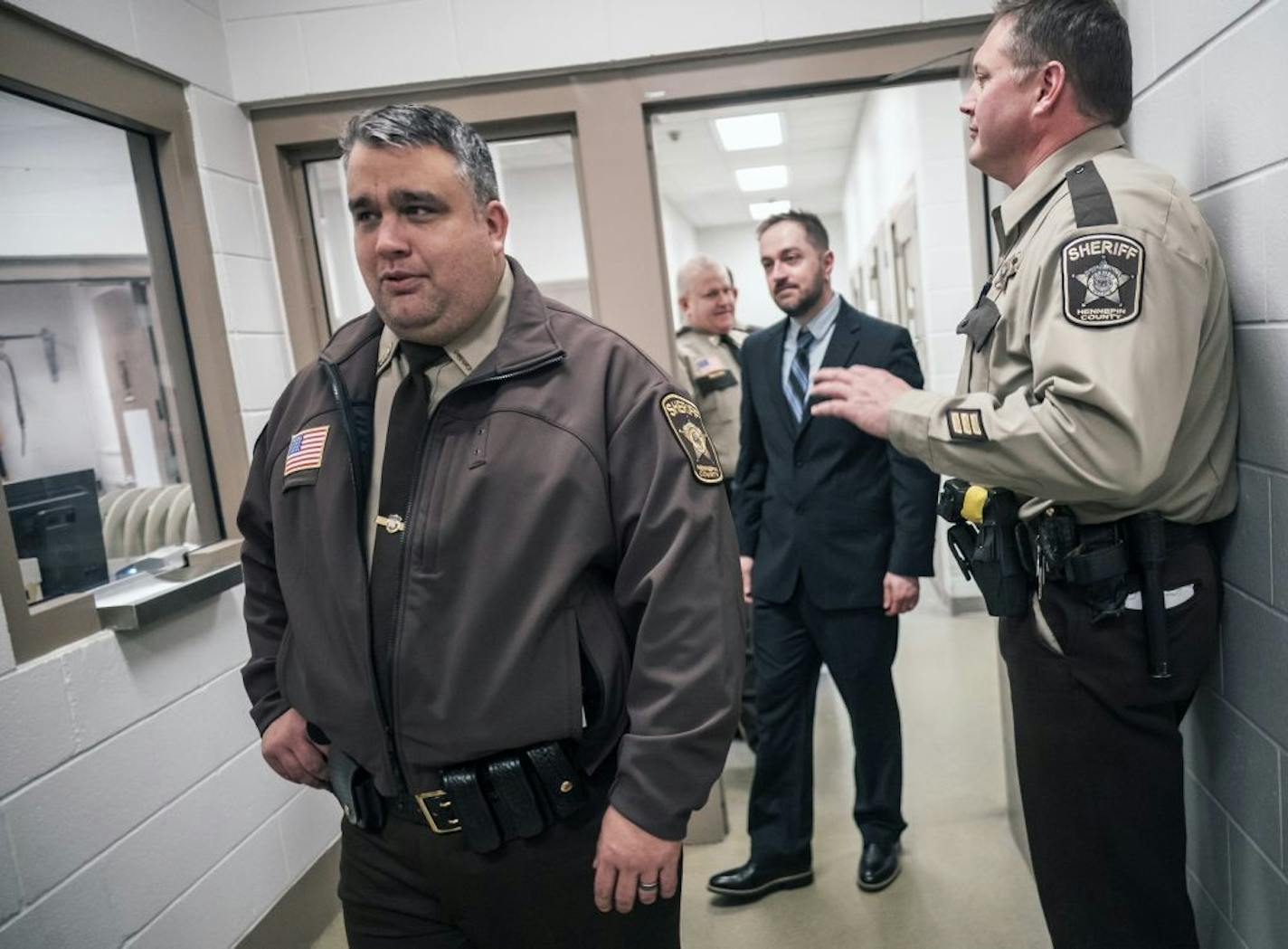 "We are very pleased with the results," Hennepin County Sheriff David Hutchinson said of the new opioid initiative. Hutchinson toured the jail in January.