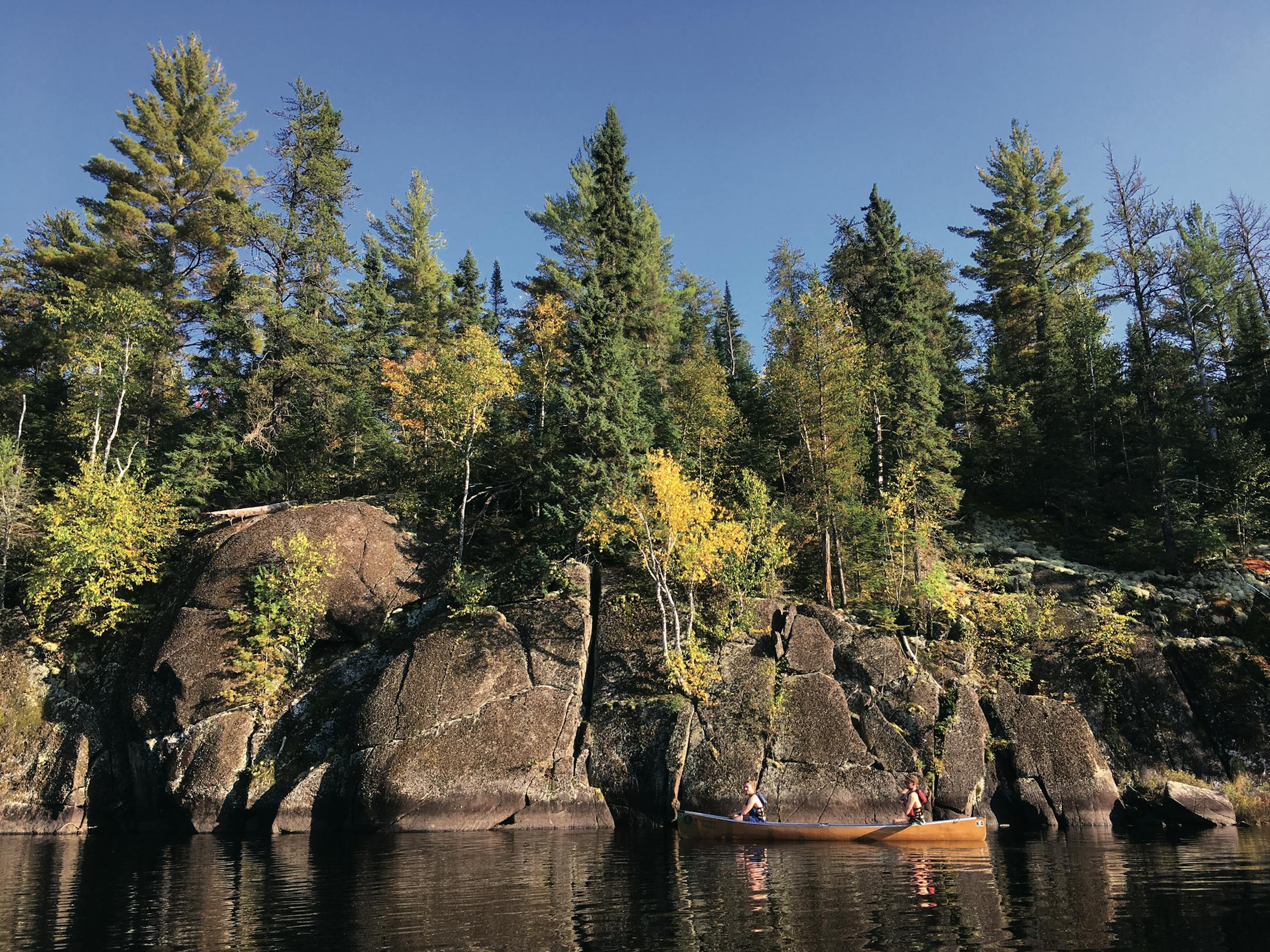 Taking in the beauty on a canoe ride in the BWCA. Photo by Jenna Ross * jenna.ross@startribune.com