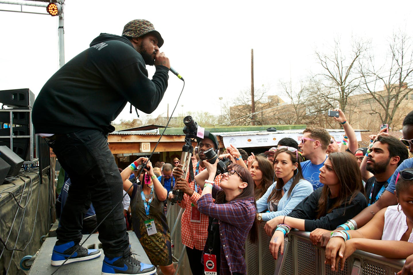 Schoolboy Q performs at the Spin Party at Stubb's at the South By Southwest music festival on March 14, 2014 in Austin, Texas.