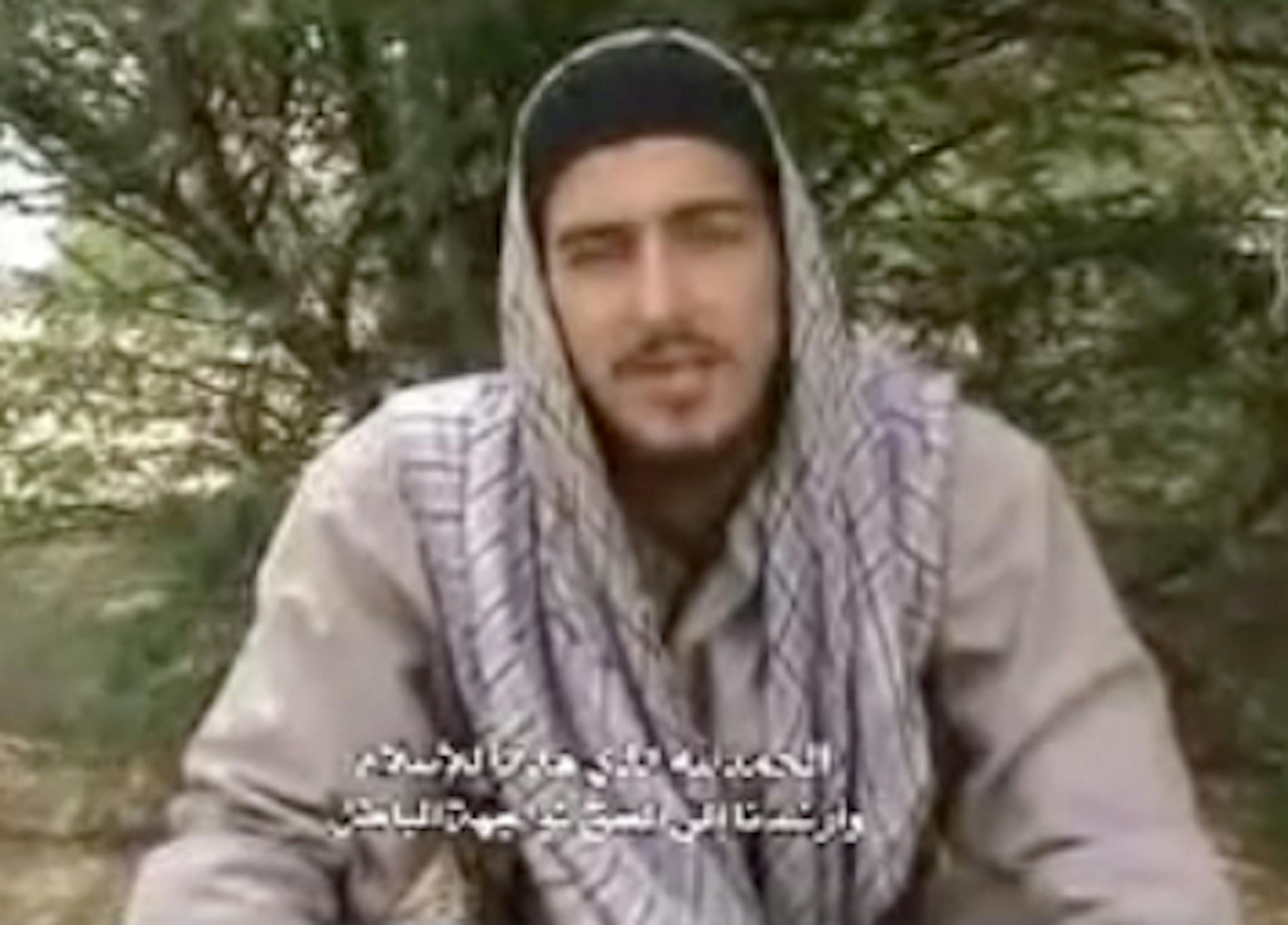 A screen grab from the Al-Shabab video, “Minnesota’s Martyrs: The Path to Paradise.”