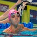 Regan Smith wins her heat in the women's 200 backstroke during the U.S. Olympic Swim Trials on Friday