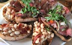 Bruschetta, the perfect holiday appetizer, made simple by Lidia Bastianich at Lidia's restaurant in Kansas City, Mo. (Tammy Ljungblad/Kansas City Star