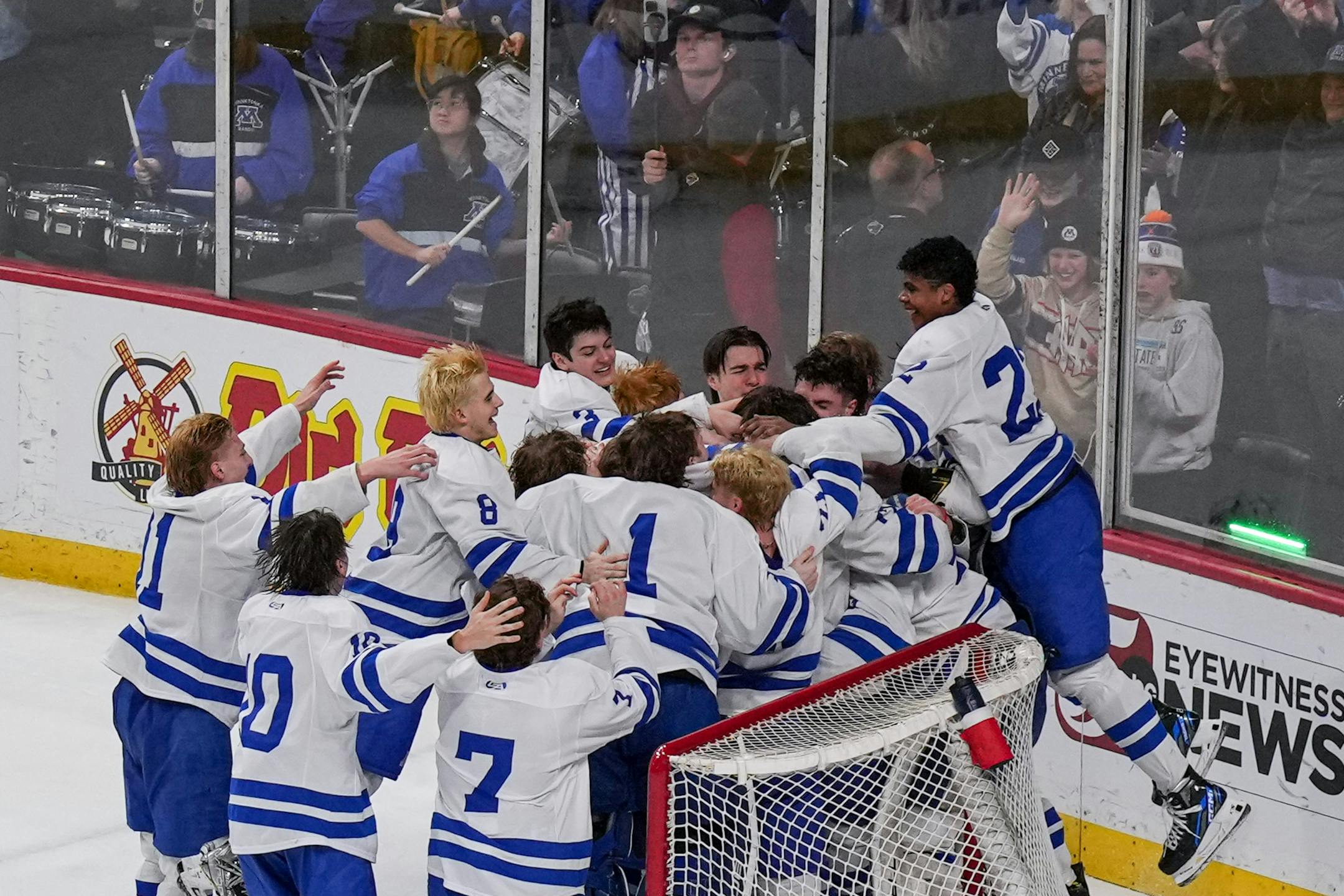 Minnetonka wins over Edina for the 2A boys hockey championship.