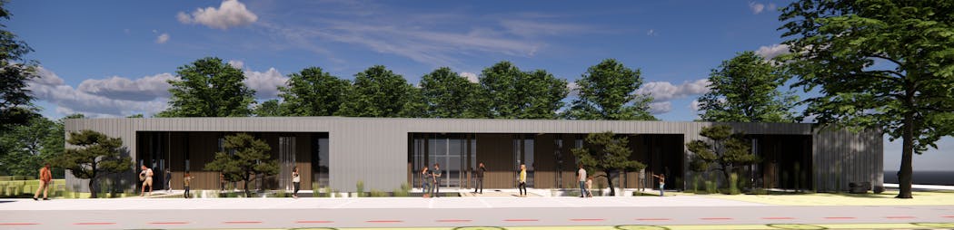 Rendering of the new Westonka Library.