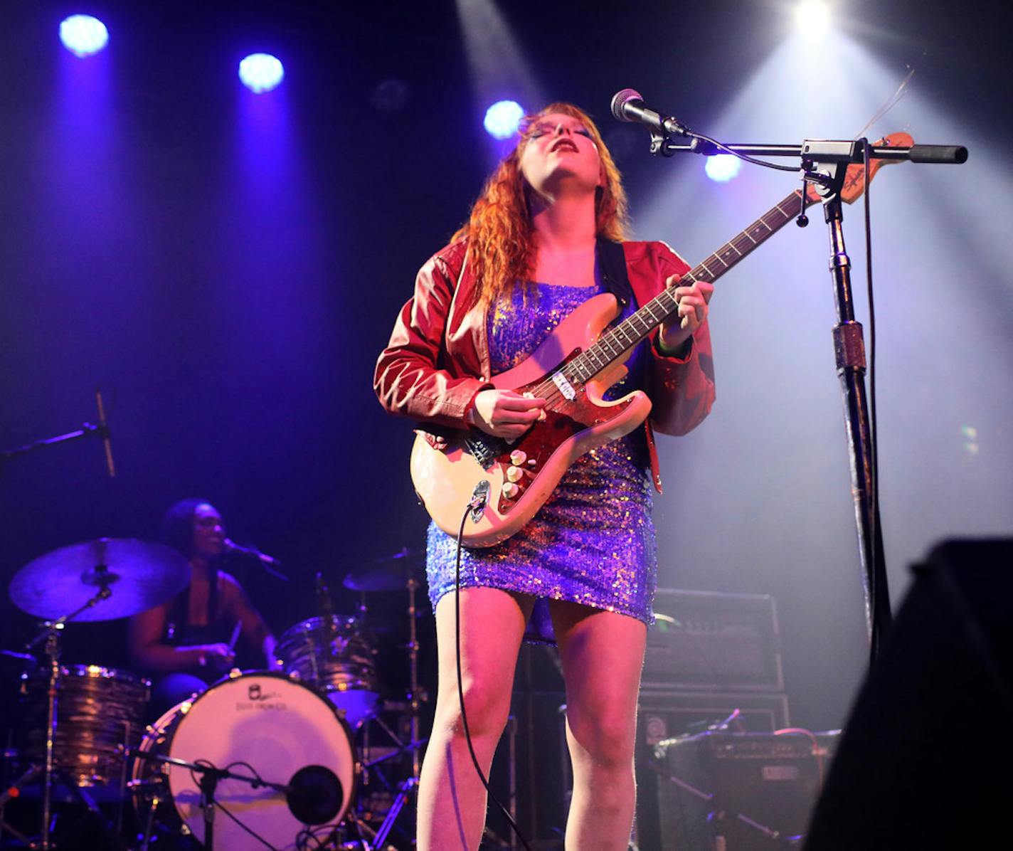 Gully Boys singer Kaytee Callahan and drummer Nadirah McGill, shown at First Avenue in 2019, had three gigs lined up for South by Southwest 2020.