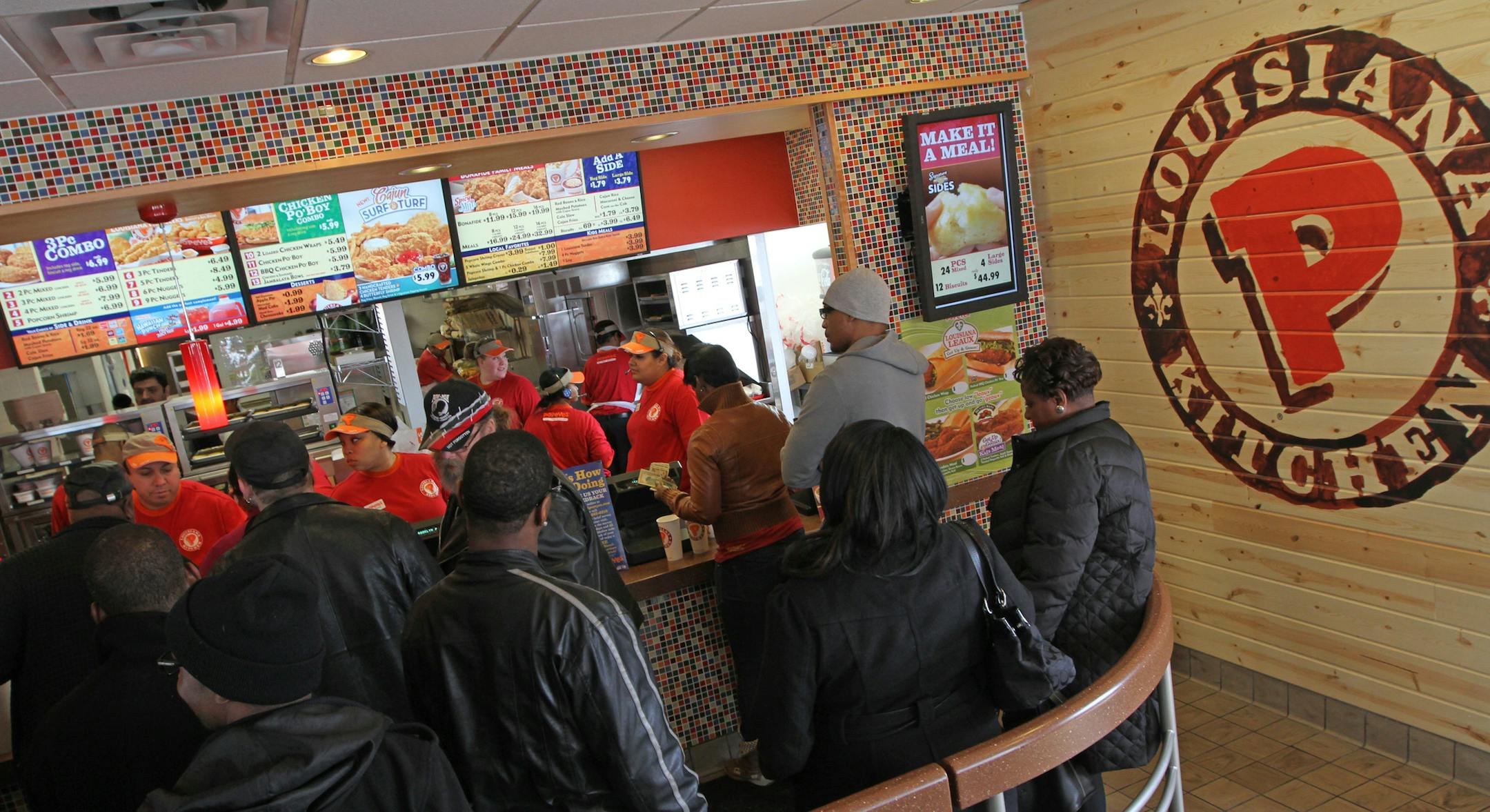 The first of 13 new Popeyes restaurants opened in March in Brooklyn Park, as people lined up both inside and outside in cars to place orders. Popeyes has been a minor fast-food player in the Twin Cities with just one lone south Minneapolis store, but soon there will be more than a dozen Popeyes in the Twin Cities.