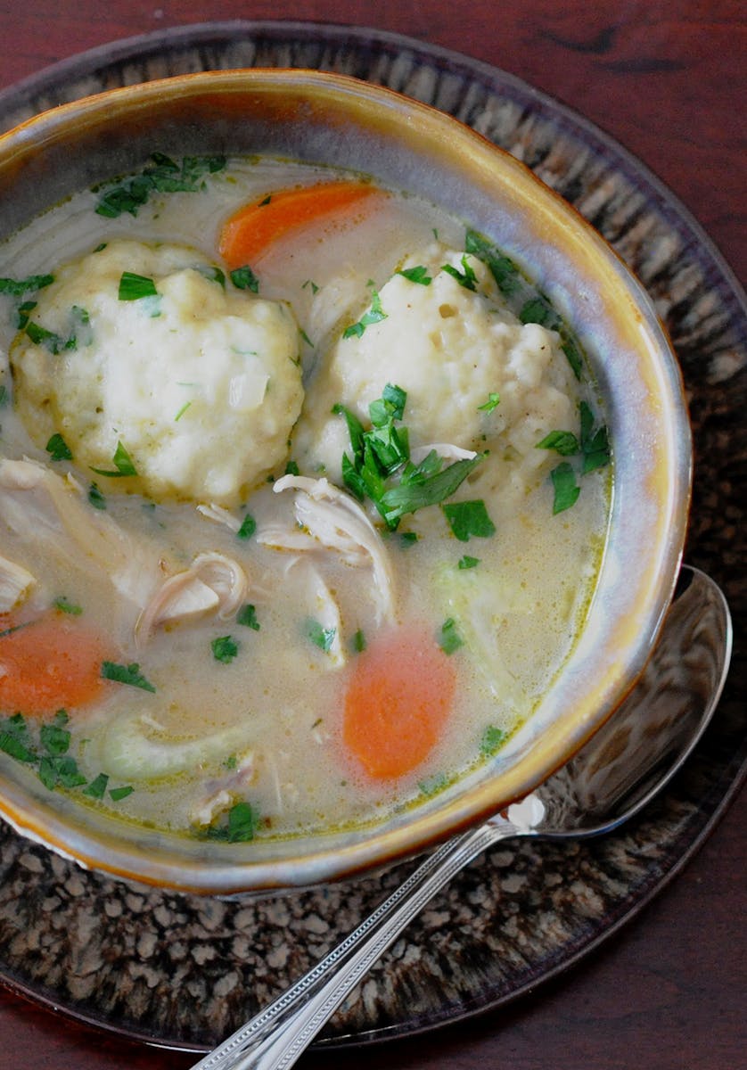 Photo by Meredith Deeds, Special to the Star Tribune Chicken and Herbed Dumplings. For health family 010214