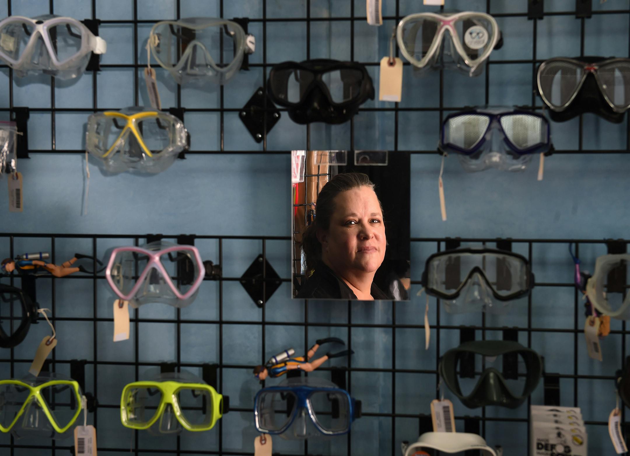OCCUQUAN, VA - FEBRUARY 17: Merial Currer, owner of Patriot Scuba poses for a portrait on Tuesday February 17, 2015 in Occuquan, VA. Currer uses ActivTrak to make sure employees visit appropriate websites while at work. (Photo by Matt McClain/ The Washington Post)