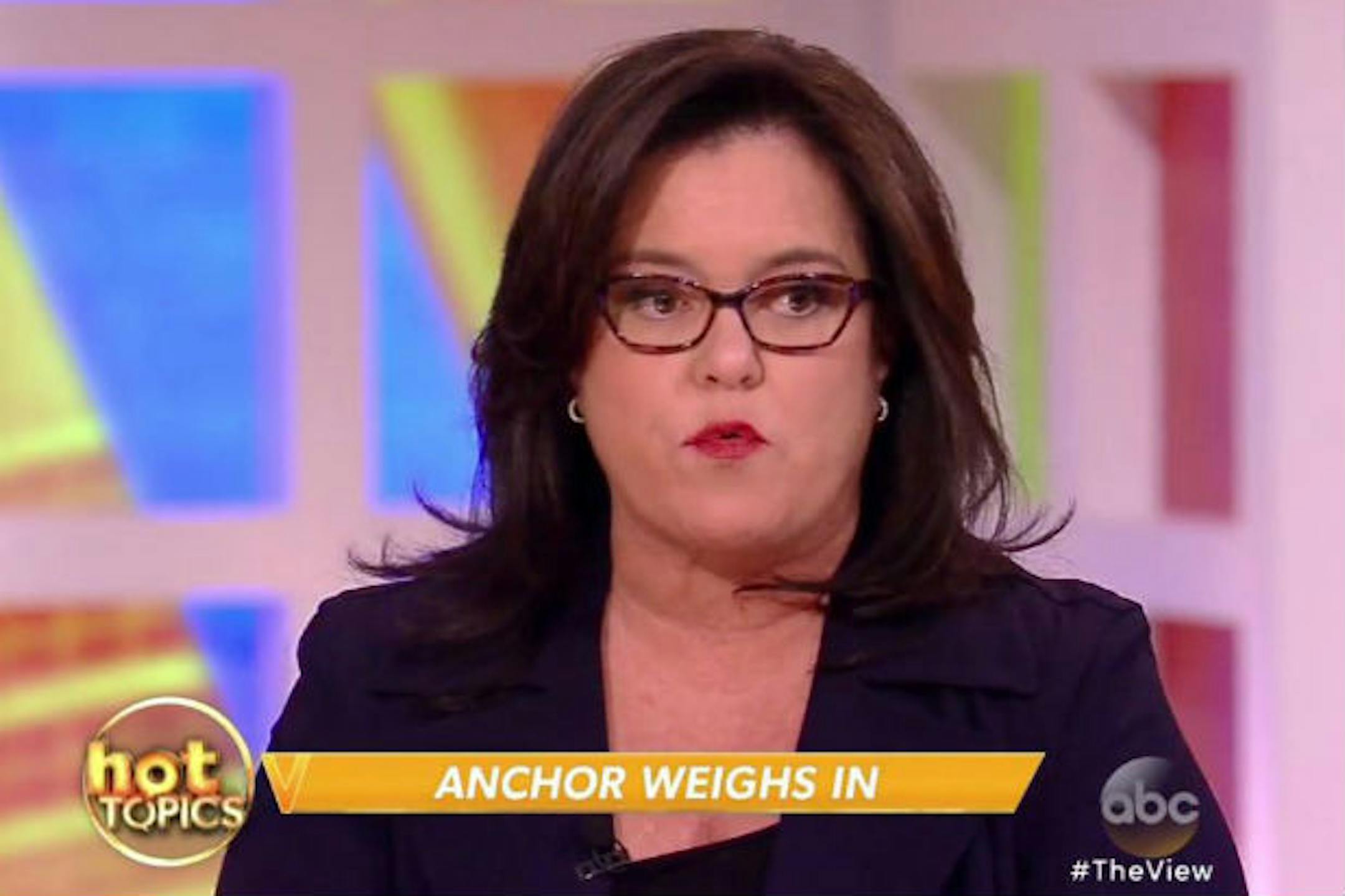 Rosie O'Donnell appeared as a regular on "The View."