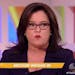 Rosie O'Donnell appeared as a regular on "The View."