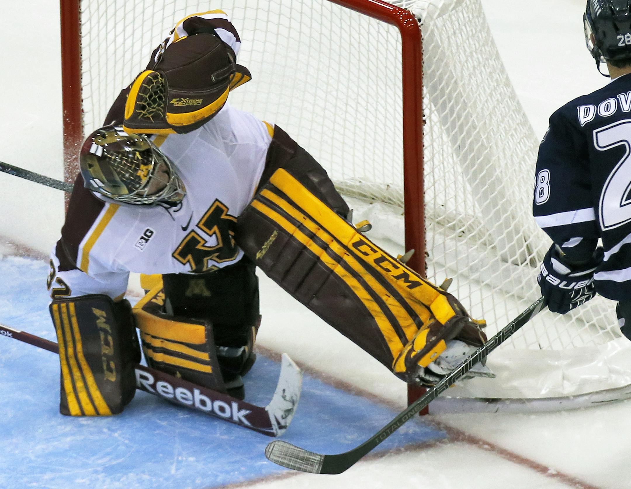 Goalie Adam Wilcox, the Big Ten Player of the Year last season, will try to lead the Gophers to another conference title as a junior.