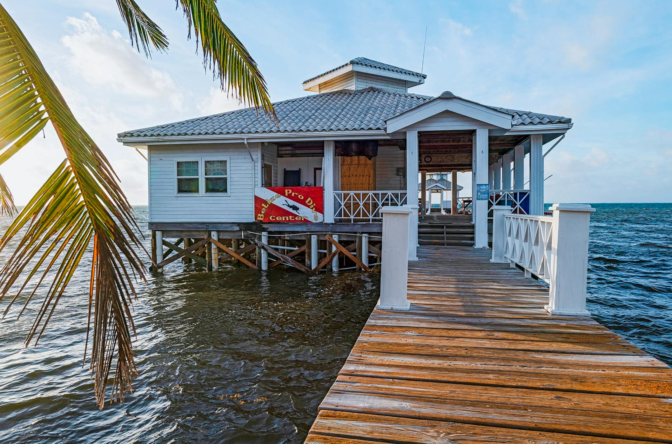 An undated photo provided by Alaia Belize shows the dive shop and pier at Alaia Belize. From an off-the-grid tropical hideaway to a reefside diving resort, these new hotels will take you far from anything that resembles snow and cold. (Alaia Belize via The New York Times) — NO SALES; FOR EDITORIAL USE ONLY WITH NYT STORY SLUGGED CARIBBEAN HOTELS BY STEPHANIE ROSENBLOOM FOR NOV. 27, 2022. ALL OTHER USE PROHIBITED. —