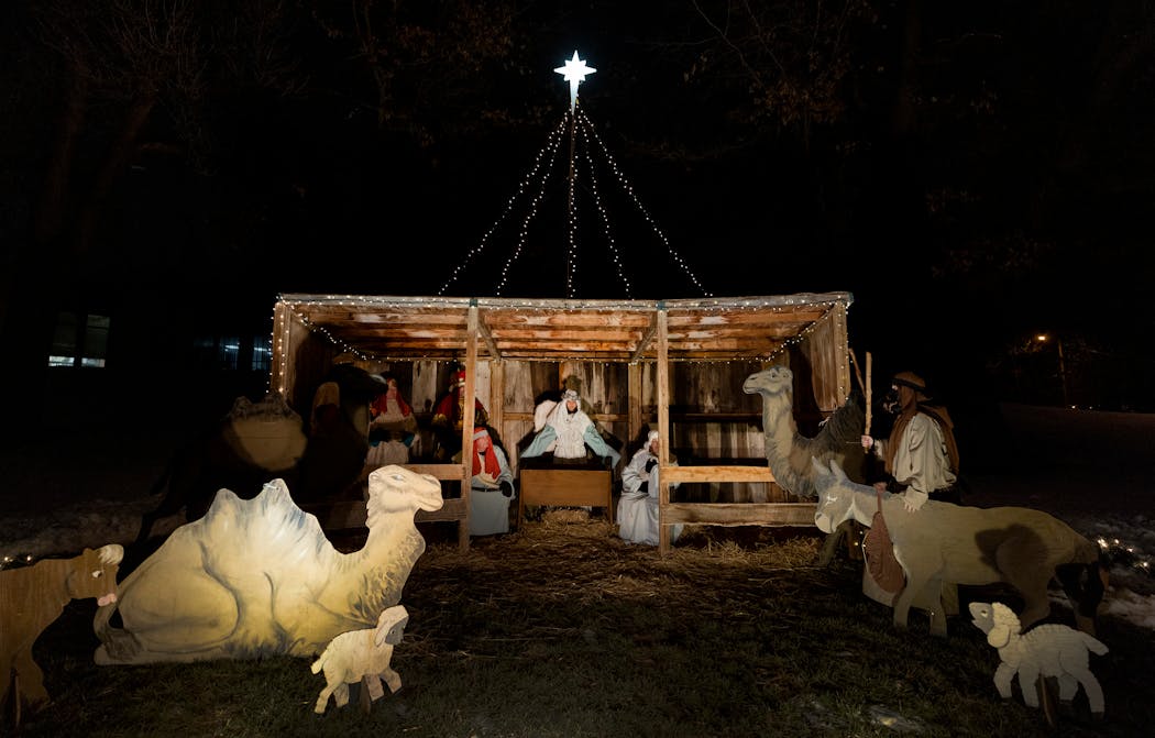SouthCross Community Church in Burnsville staged a drive-through living Nativity on Dec. 14.