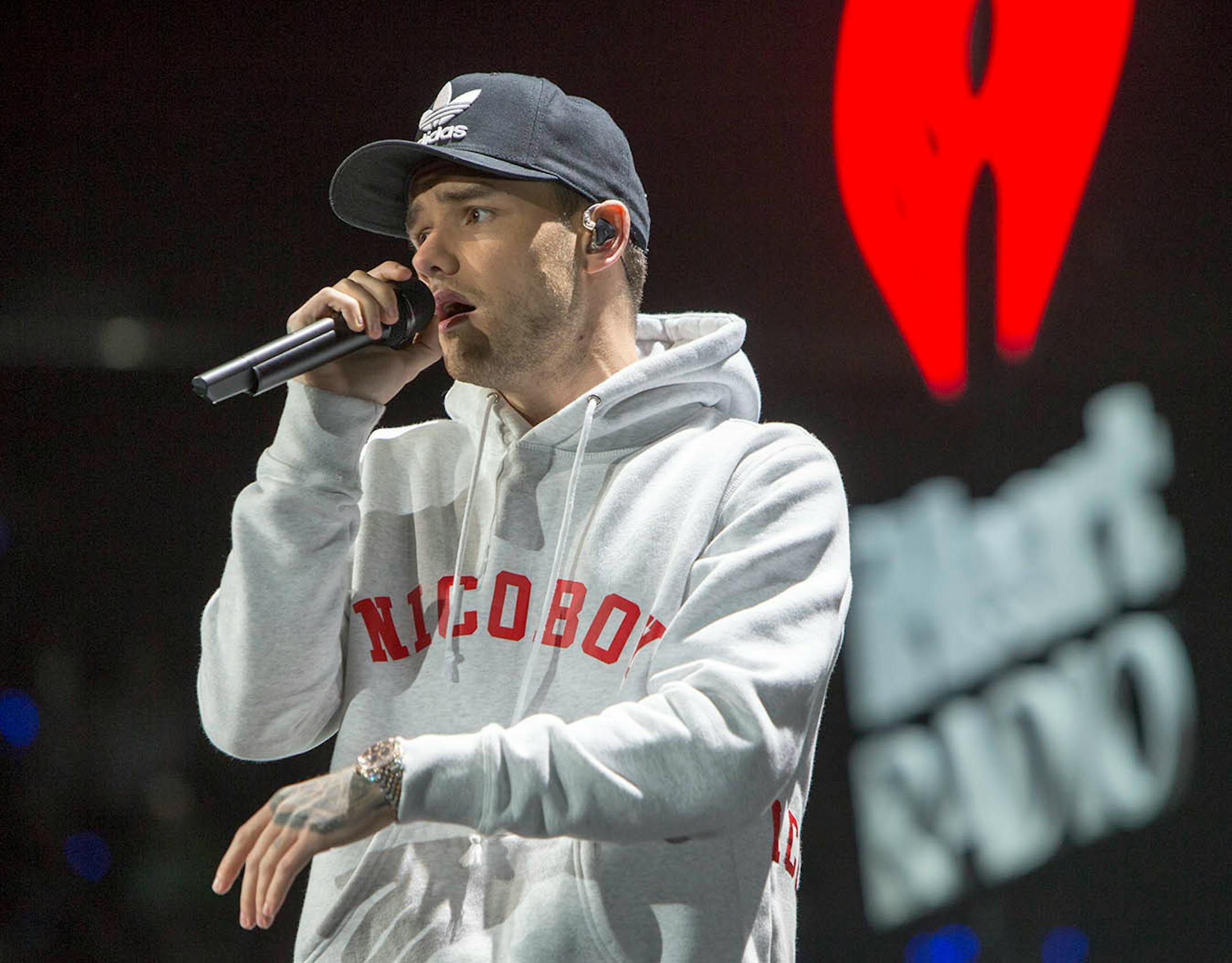 Liam Payne performs at Jingle Ball. [