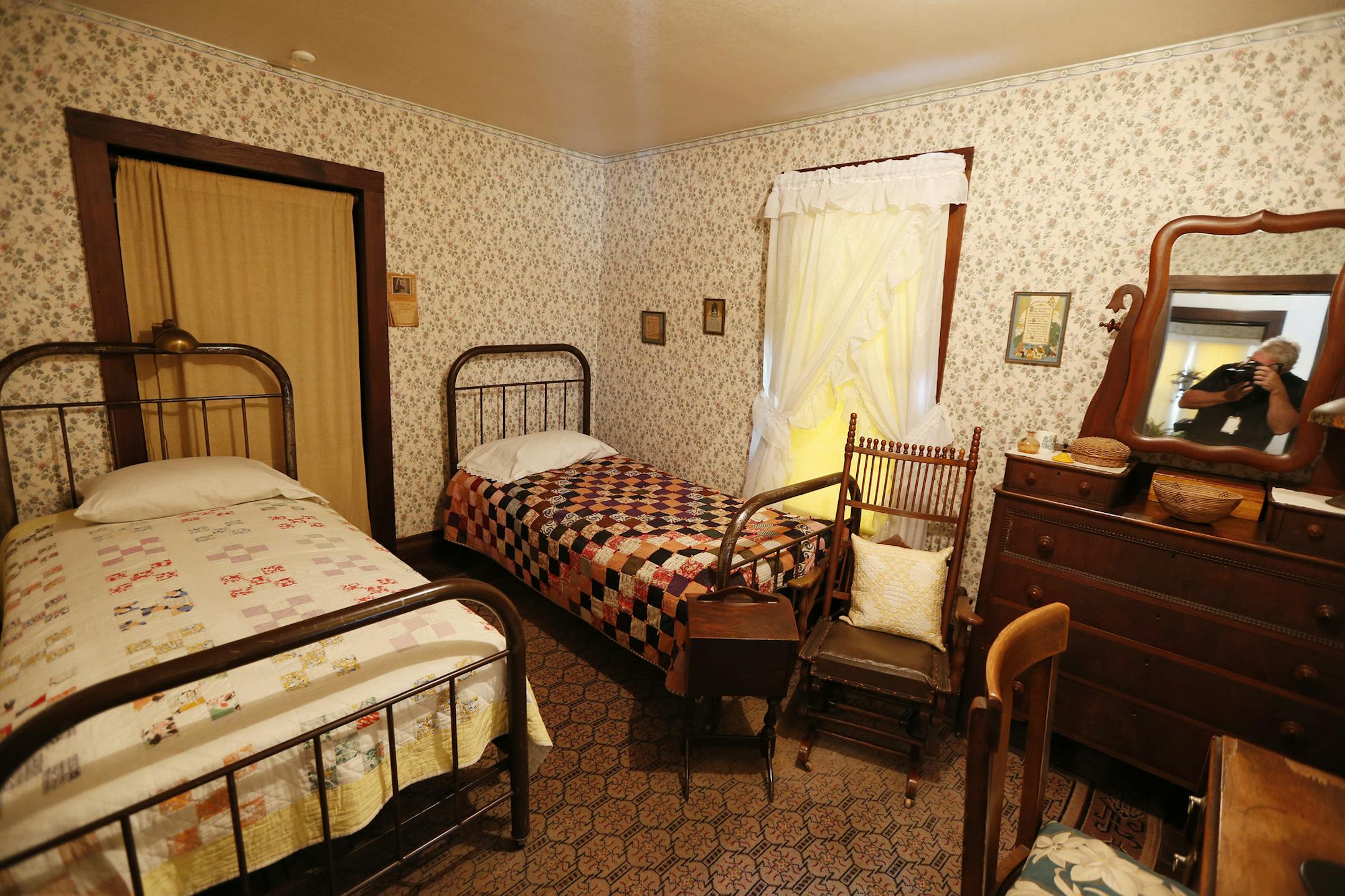 Inside the boyhood home of Dwight D. Eisenhower, on August 20, 2015, in Abeline, Kan. (Bo Rader/Wichita Eagle/TNS)