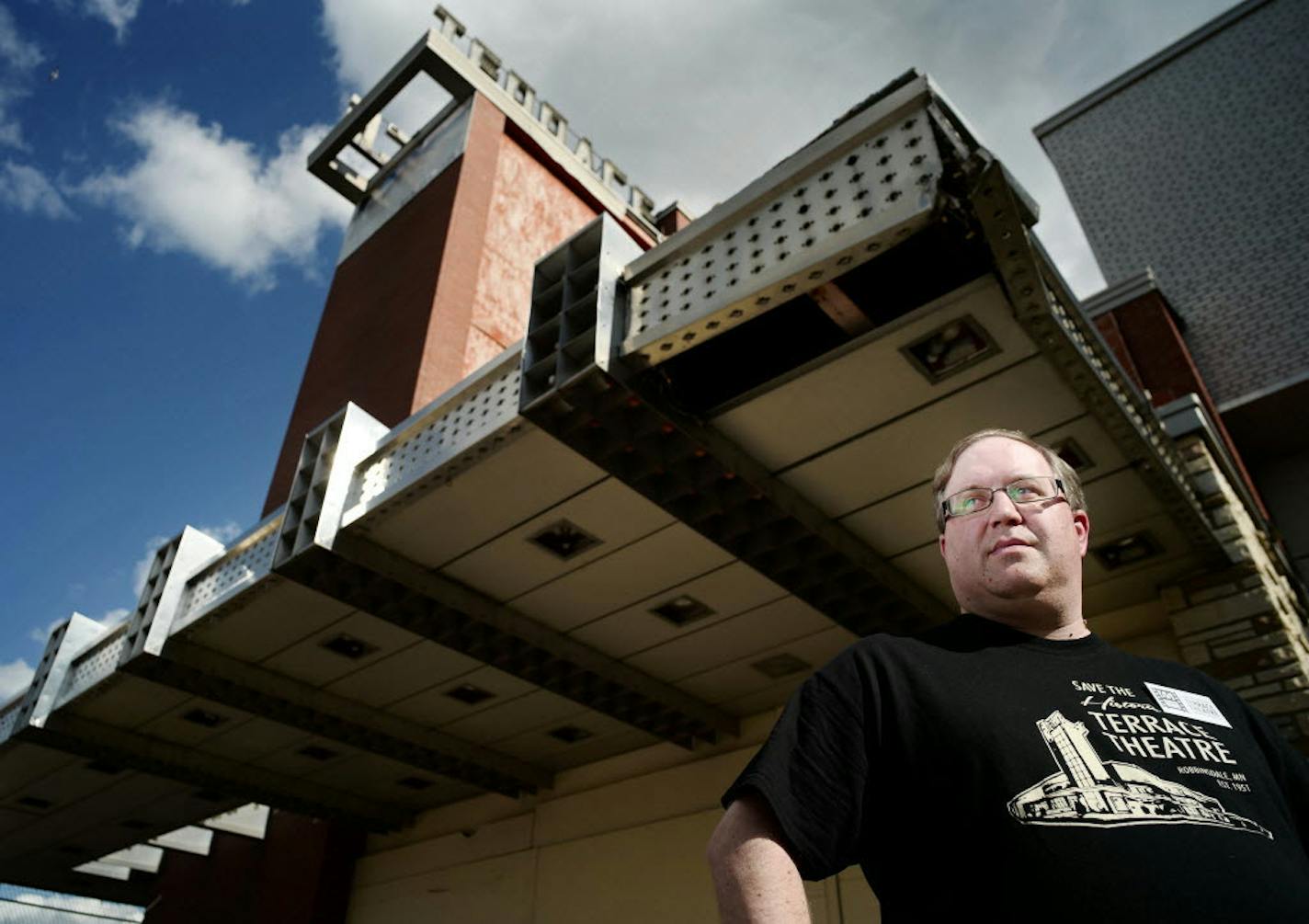 David Leonhardt, board chair of the Save the Historic Terrace Theatre group and a Robbinsdale resident, has fond memories of the place. He not only worked there but also met his future bride, who was also working there.