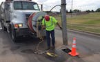 Hennepin County installed a new frost sensor under pavement in Maple Grove, one of five sensors the county now has across the west and north metro.