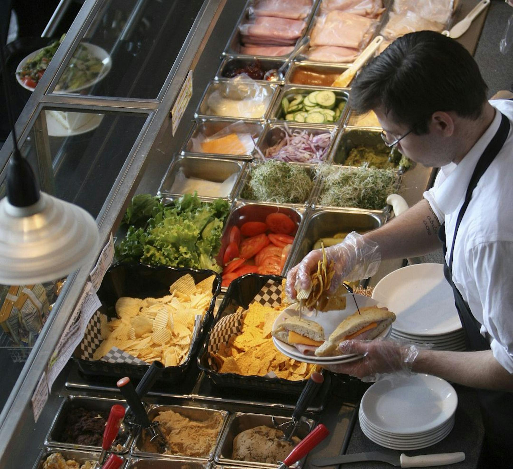Sandwiches, made to order, are a staple at Café Latte.