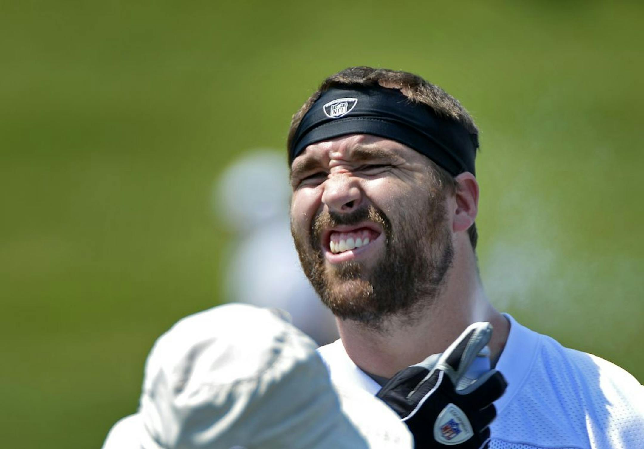 Playing football in the heat and humidity is a walk in the park for Jared Allen, who once did ranch work. "Worst job? Cleaning stalls for my day on the ranch in [Los Gatos] California.''