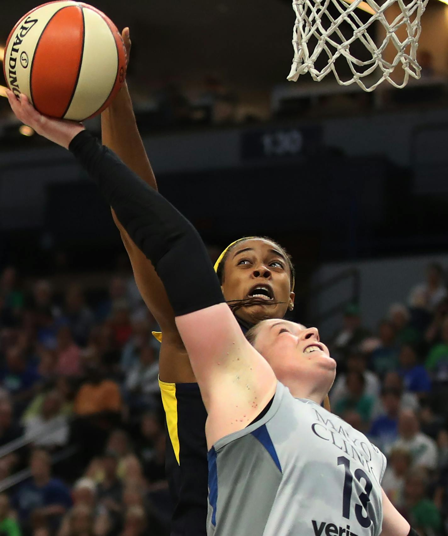 at Target Center Tuesday July 3, 2018 in Minneapolis, MN. ] The Minnesota Lynx hosted the Indiana Fever at Target Center . JERRY HOLT &#xef; jerry.holt@startribune.com