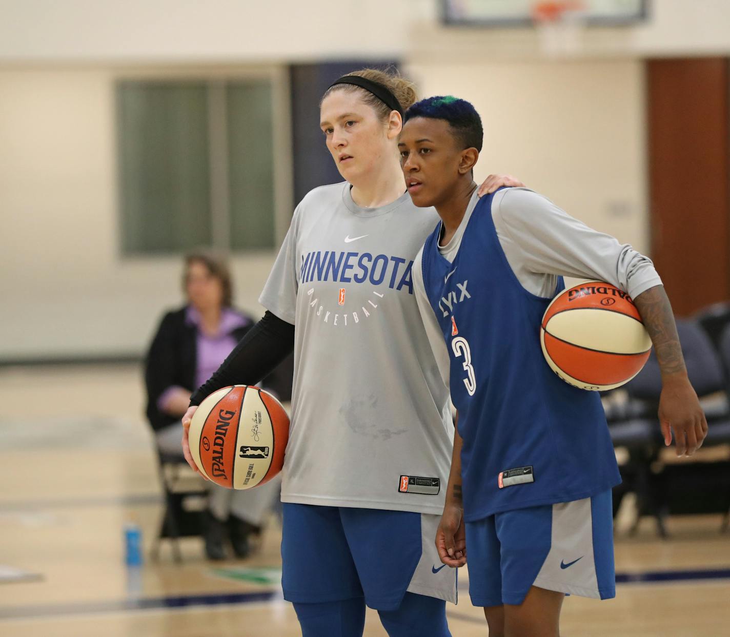 Minnesota Lynx point guards Lindsay Whalen and Danielle Robinson are sharing nearly equal minutes as Robinson has grown more comfortable with her new team.