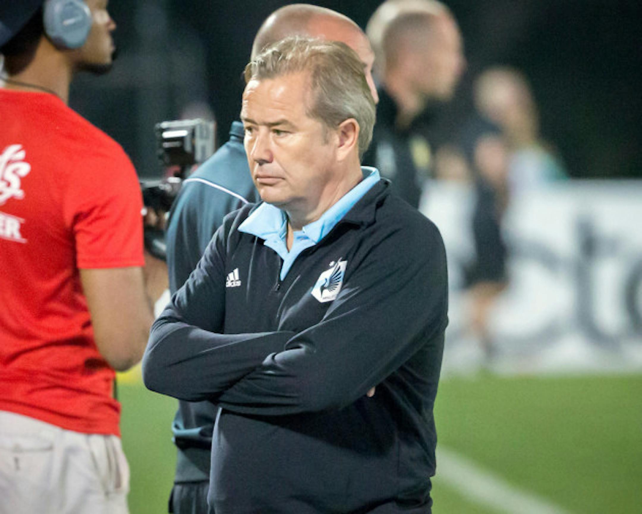 Minnesota United FC and coach Adrian Heath returned to training in the rain Tuesday after their 5-1 loss at Philadelphia on Saturday ended what hope remained for a playoff spot.