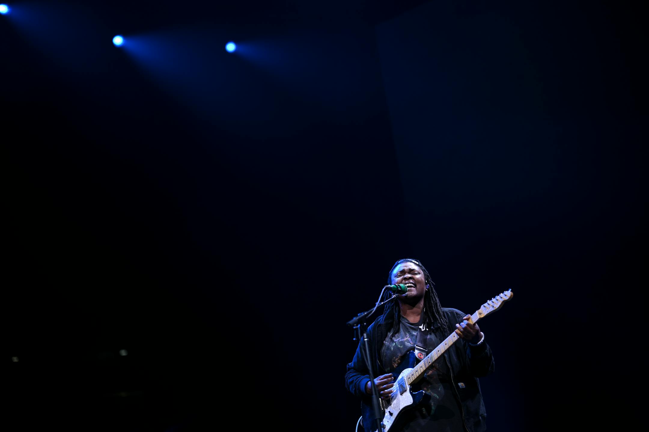Joy Oladukon performs at Xcel Energy Center.