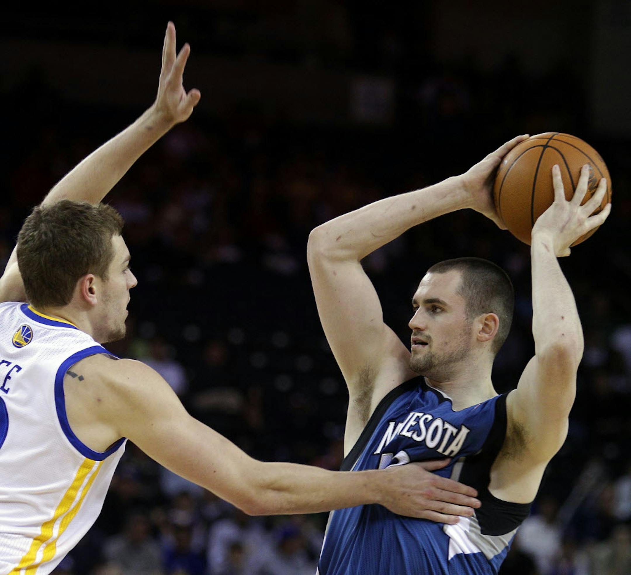 The Wolves' Kevin Love, right, will receive the NBA's Most Improved Player award Thursday.