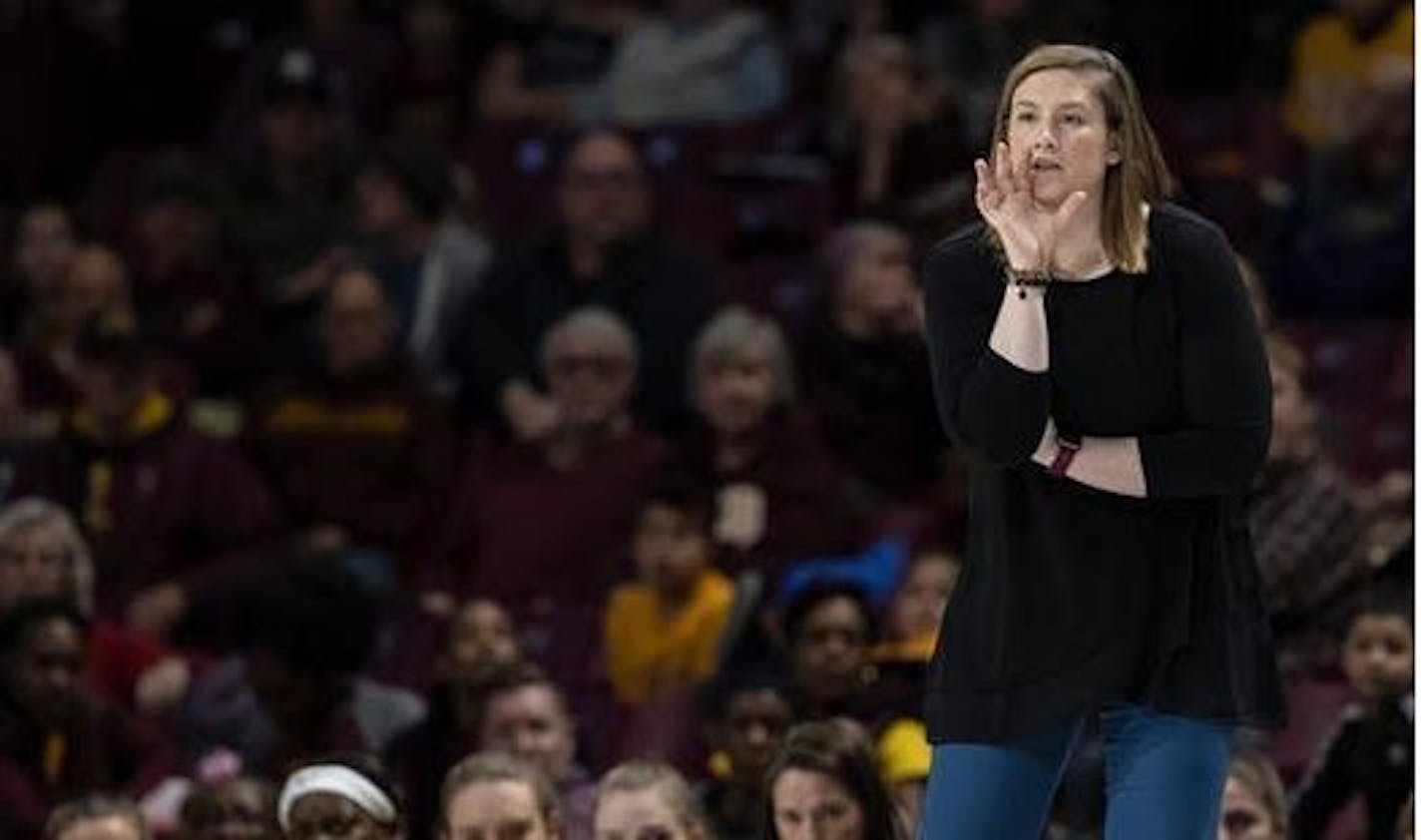 Gophers coach Lindsay Whalen