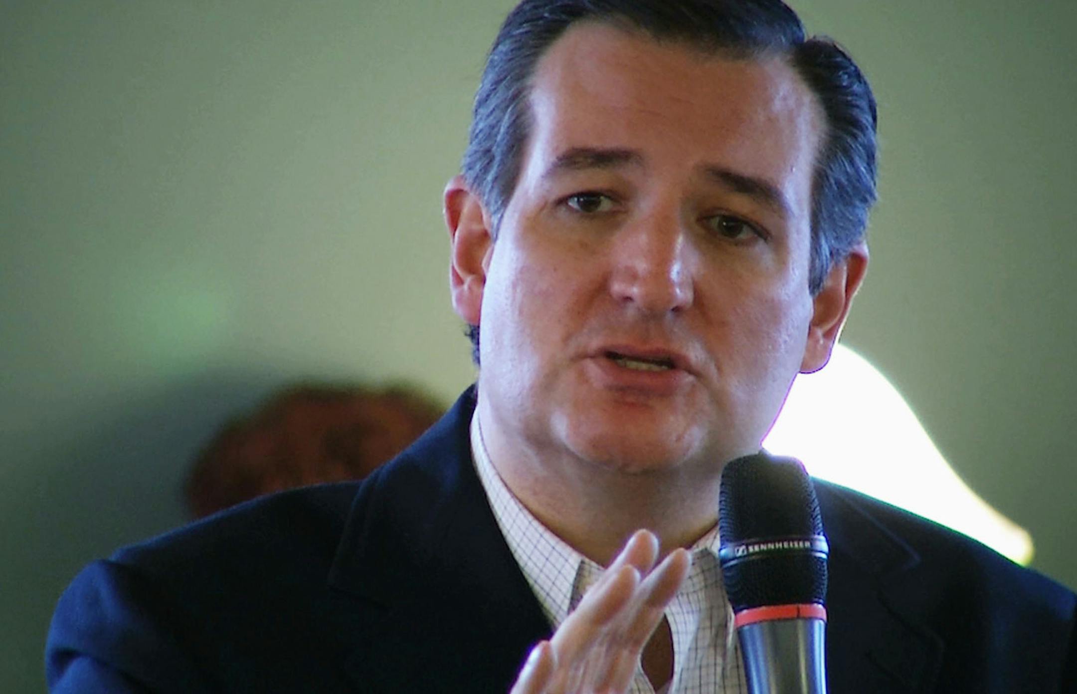 Republican presidential candidate Sen. Ted Cruz, R-Texas, is seen during a meet and greet at Seneca Family Restaurant in Seneca, S.C., Wednesday, Feb. 17, 2016. (AP Photo/Alex Sanz) ORG XMIT: MIN2016021812292442