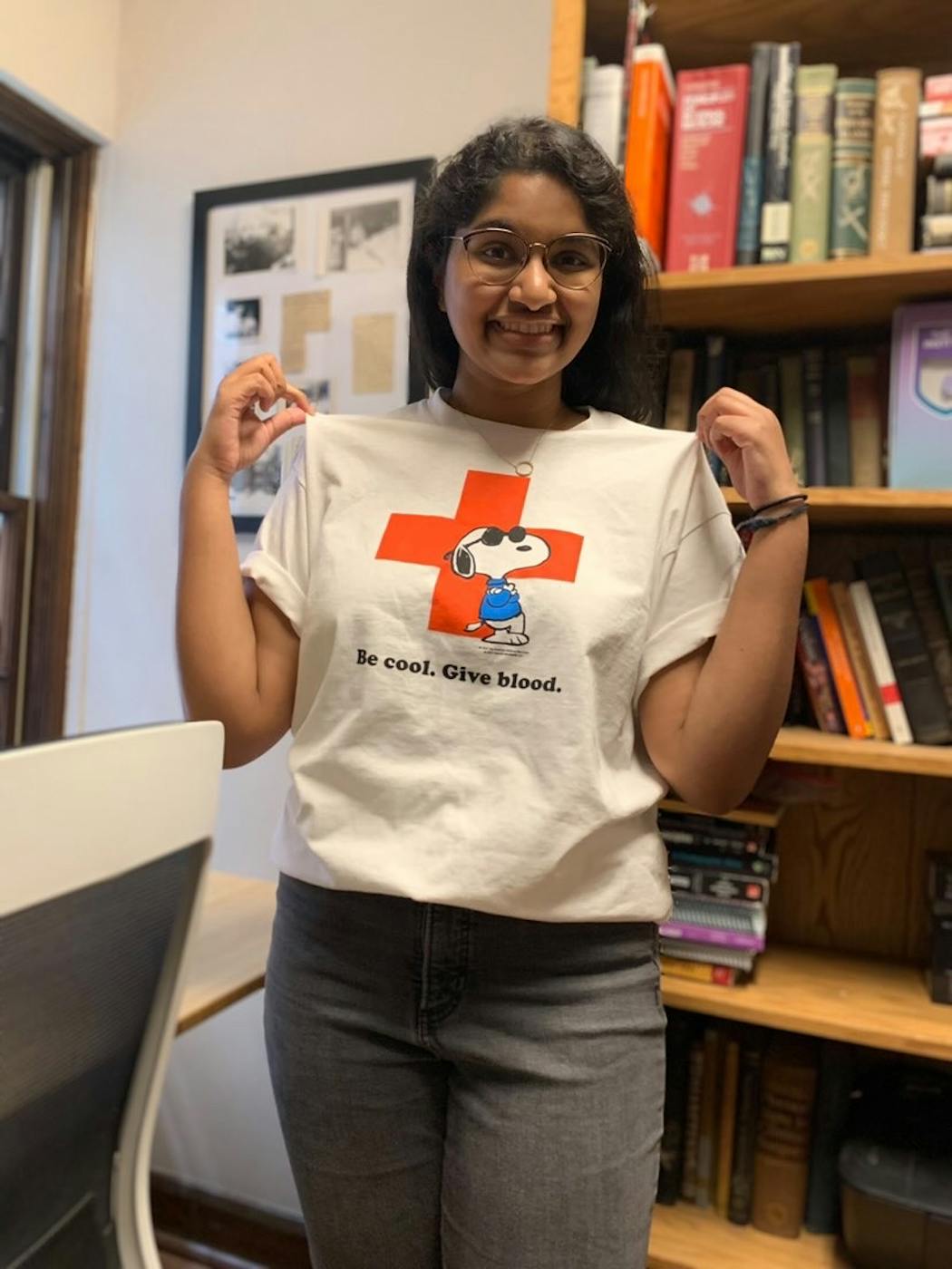 A TikTok video of the Red Cross exclusive Snoopy shirt prompted University of Minnesota medical student Sanjana Molleti to donate blood for the first time. She said the cute, nostalgic character fits with Gen Z’s love of limited-editions and collecting mementos.