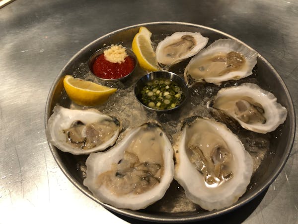 Oysters on the half-shell.