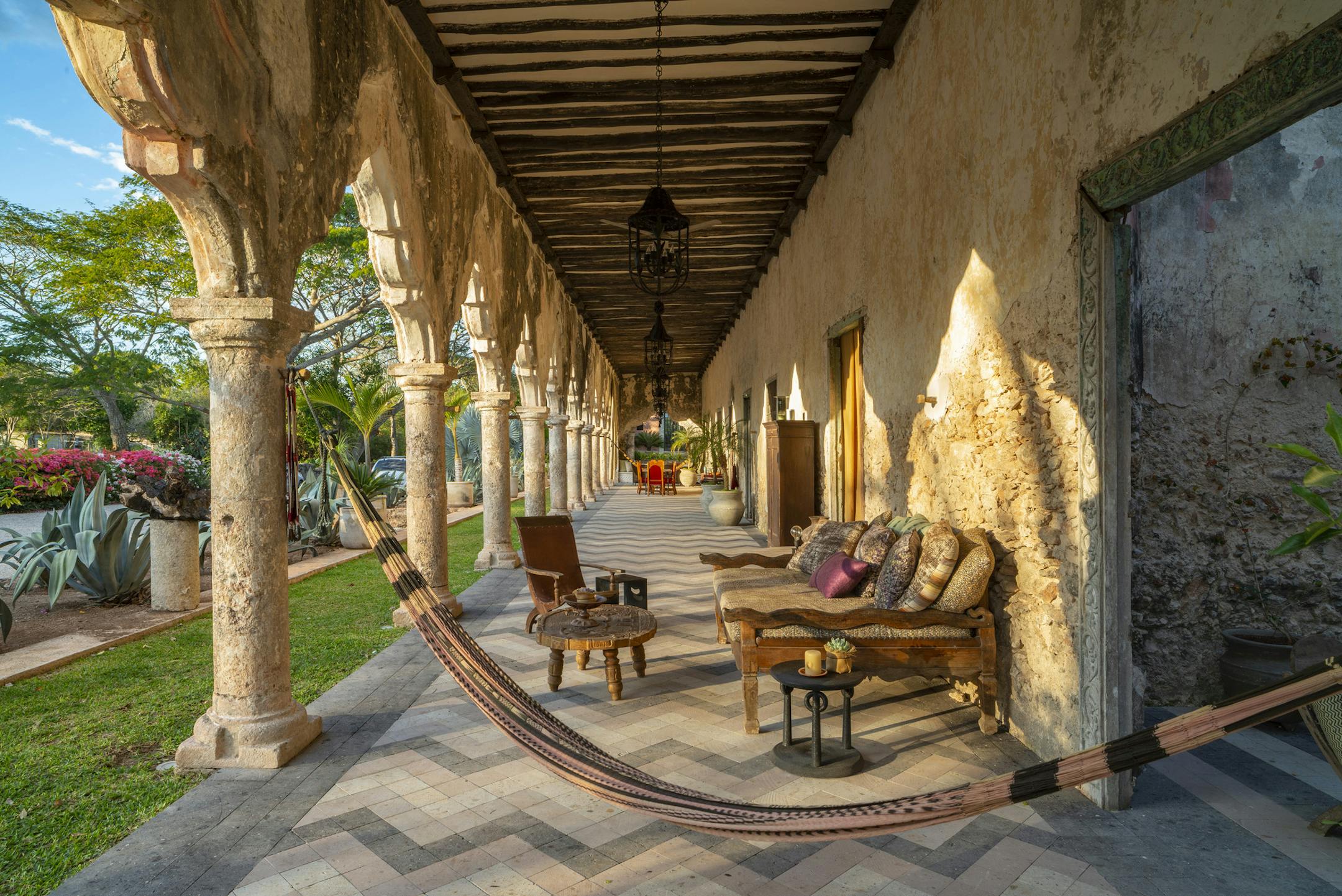 The Hacienda Subin, a crumbling 18th- and 19th-century Moorish-style compound that is being painstakingly restored on 40 acres in the jungle near Merida, Mexico, Feb. 3, 2019. The capital of the Yucatán attracts creative types from around Mexico and across many borders, drawn by its Mayan and colonial heritage and, for some, its path to the future. (Adrian Wilson/The New York Times)