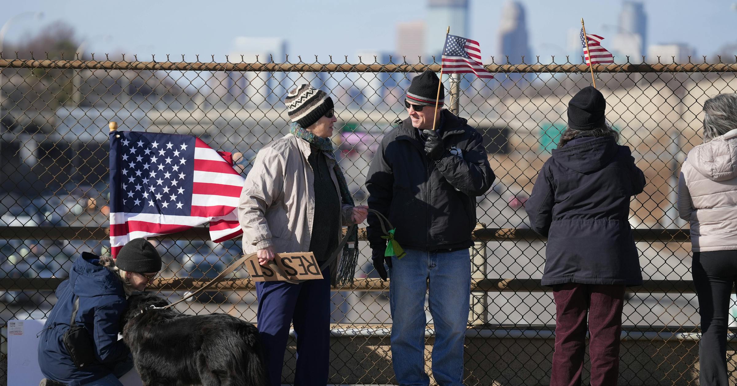 Weekly pedestrian bridge protests are growing across the Twin Cities