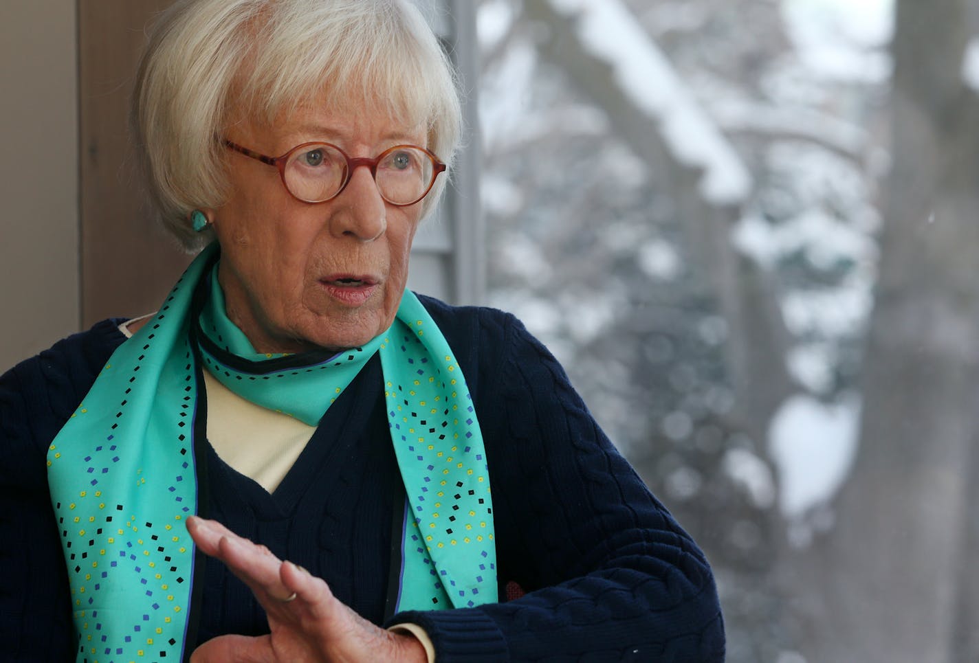 88-year-old Wayzata resident and community leader Bette Hammel, a prominent longtime fixture in the city. Wayzata, MN on December 10, 2013. ] JOELKOYAMA&#x201a;&#xc4;&#xa2;jkoyama@startribune 88-year-old Wayzata resident and community leader Bette Hammel, a prominent longtime fixture in the city. Since her husband, a local architect, died 27 years ago, she's made a name for herself, authoring three books about lake homes in Minnetonka and Minneapolis and serving on several city committees includ