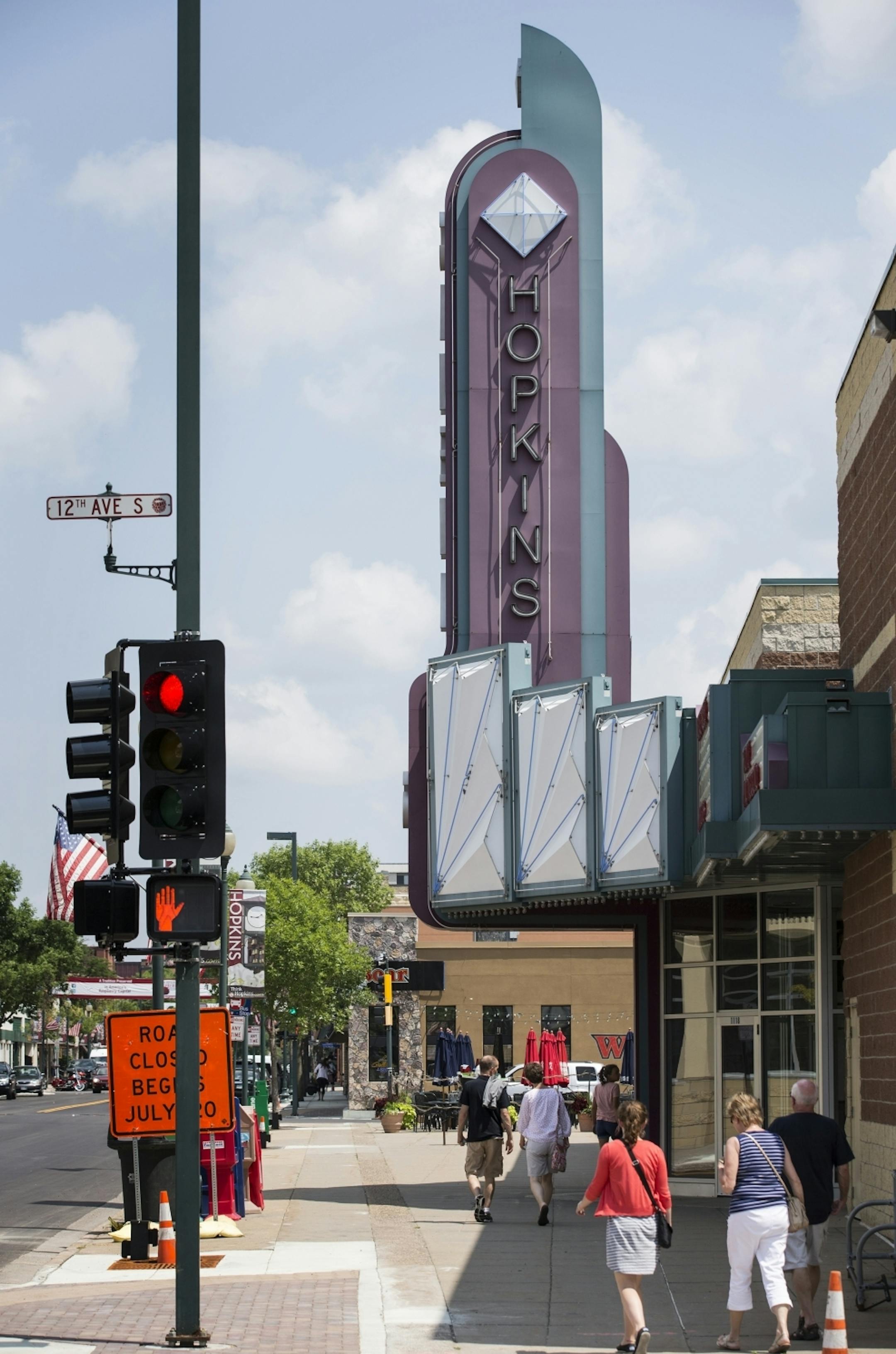 Hopkins Cinema on Mainstreet in Hopkins on Tuesday, July 14, 2015.