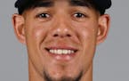 FORT MYERS, FL - FEBRUARY 21: Jose Berrios #17 of the Minnesota Twins poses during Photo Day on Wednesday, February 21, 2018 at CenturyLink Sports Com