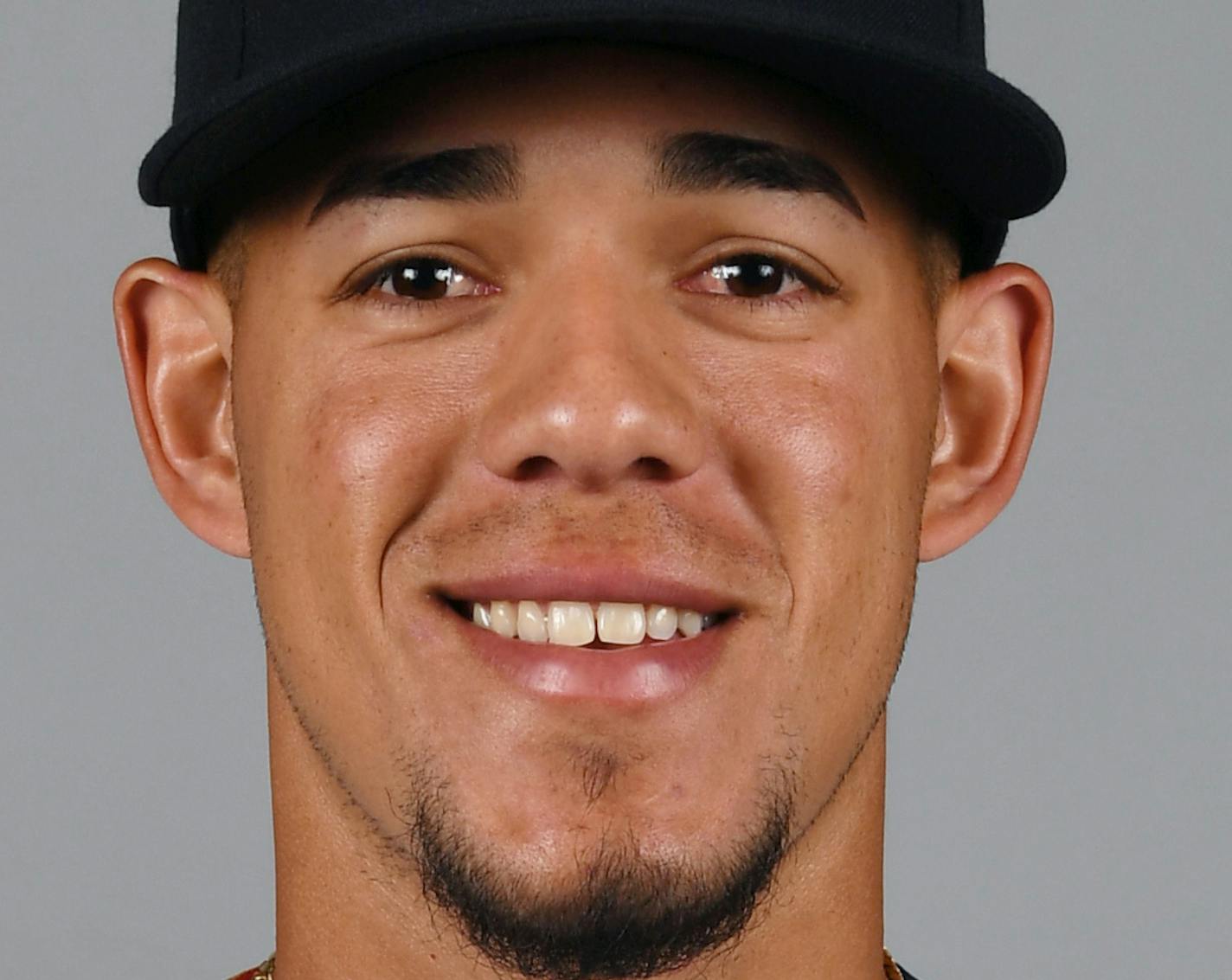 FORT MYERS, FL - FEBRUARY 21: Jose Berrios #17 of the Minnesota Twins poses during Photo Day on Wednesday, February 21, 2018 at CenturyLink Sports Complex in Fort Myers, Florida. (Photo by Michael Ivins/MLB Photos via Getty Images) *** Local Caption ***Jose Berrios ORG XMIT: 775108269