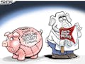 Sack cartoon: Homeland security funding